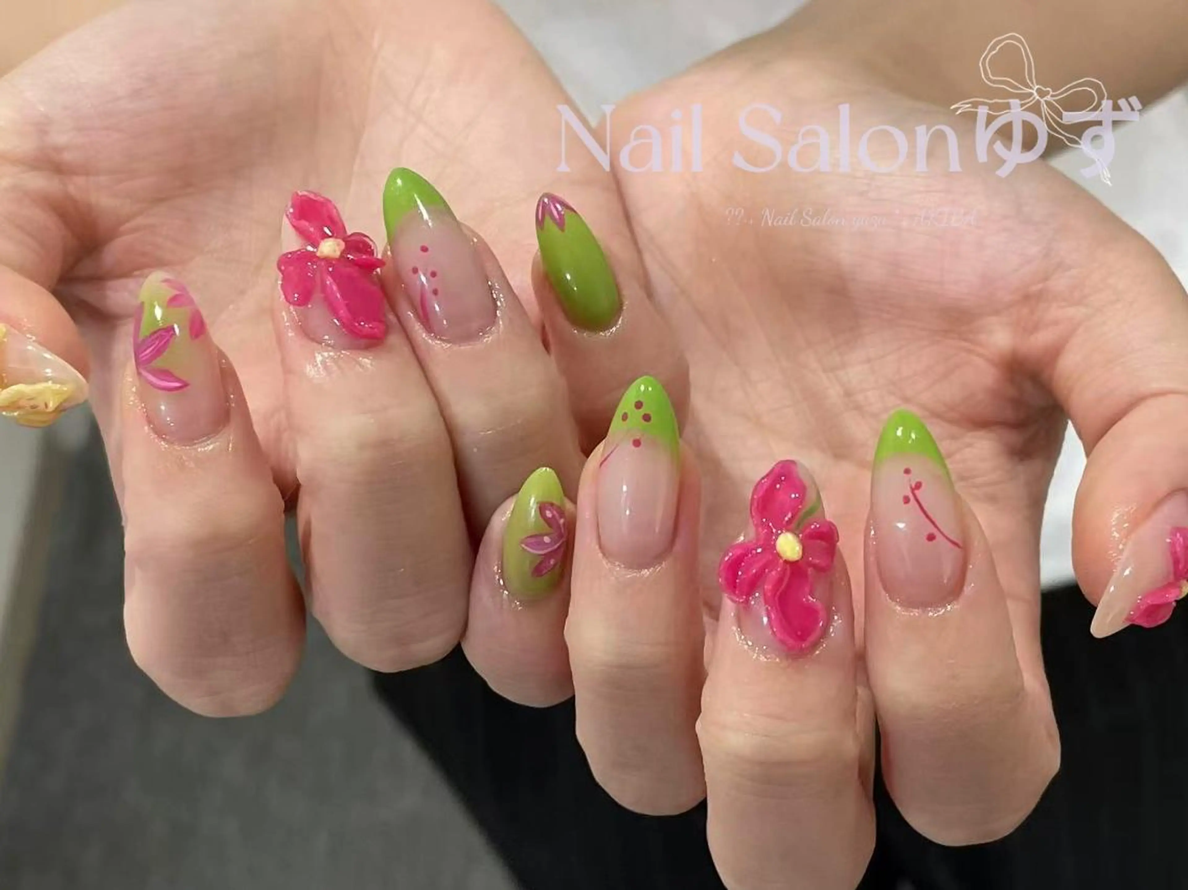 ネイル ハンドネイル MAKI💚💚💚 秋葉原.のネイルデザイン