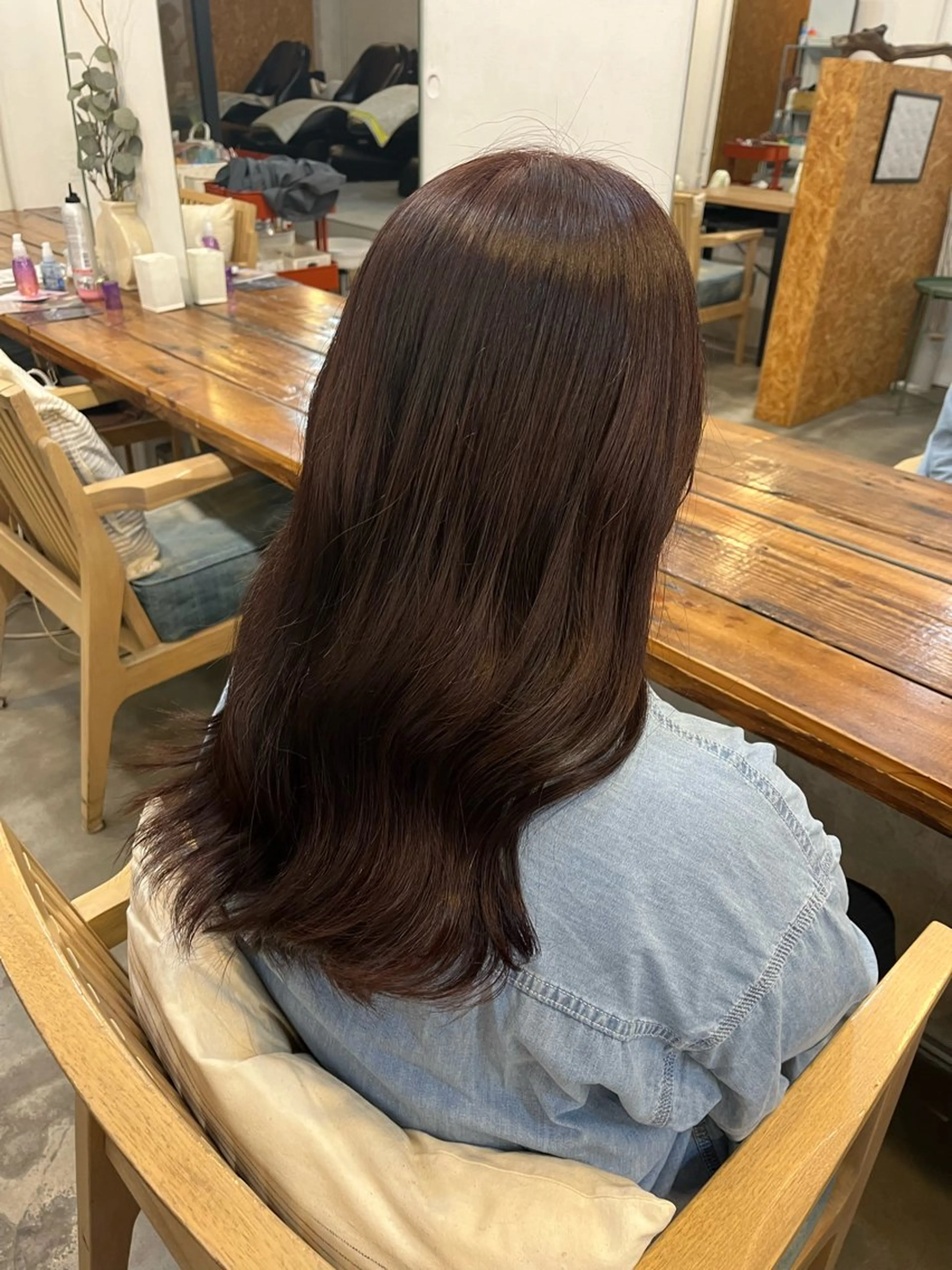 ロング カラー ヘアアレンジ ブラウンカラー hazuki🐈‍⬛ 透明感カラーのヘアスタイル