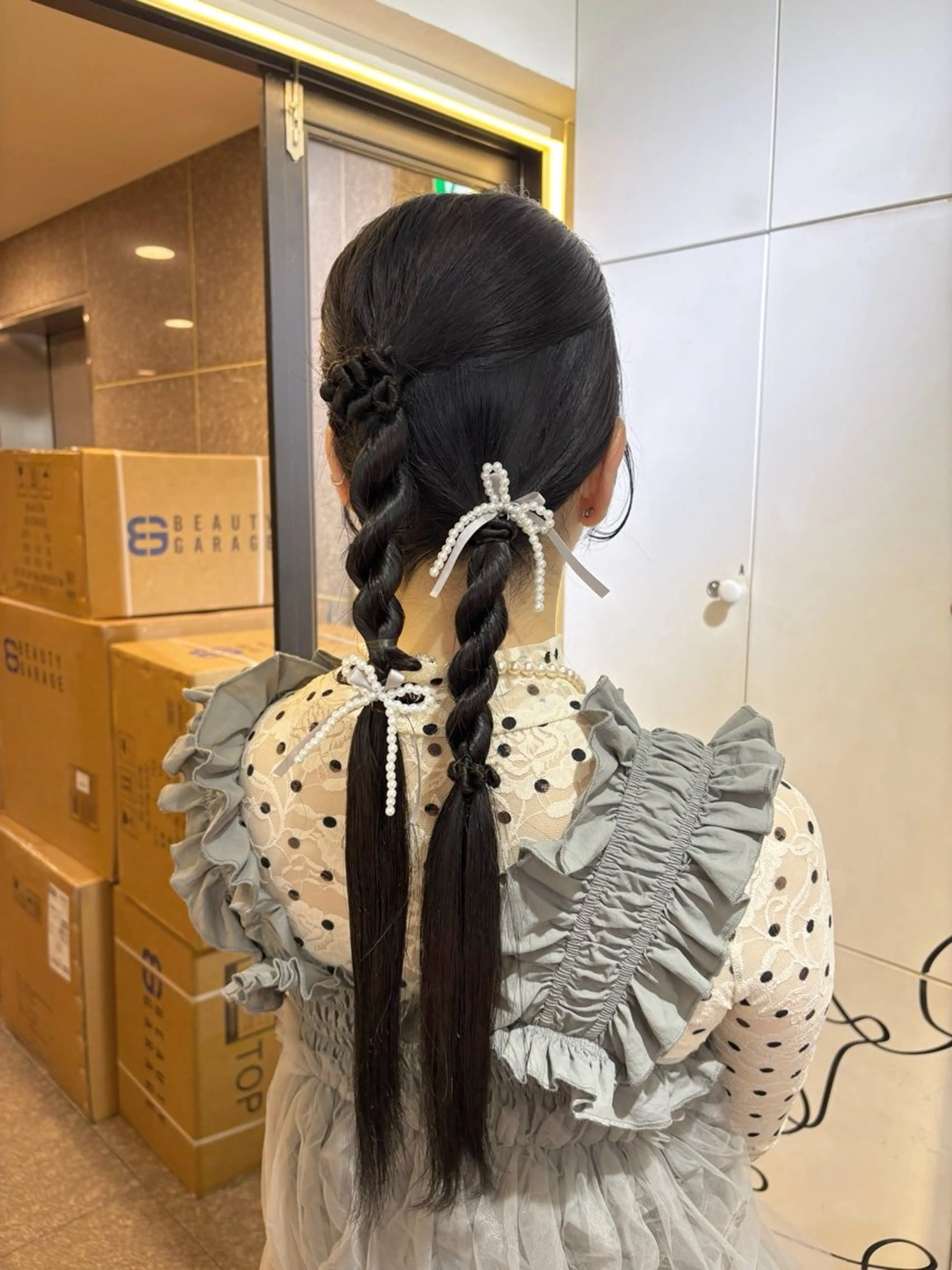 ヘアアレンジ ヘアセット 梅田/透明感カラー 🤍narumiのヘアスタイル