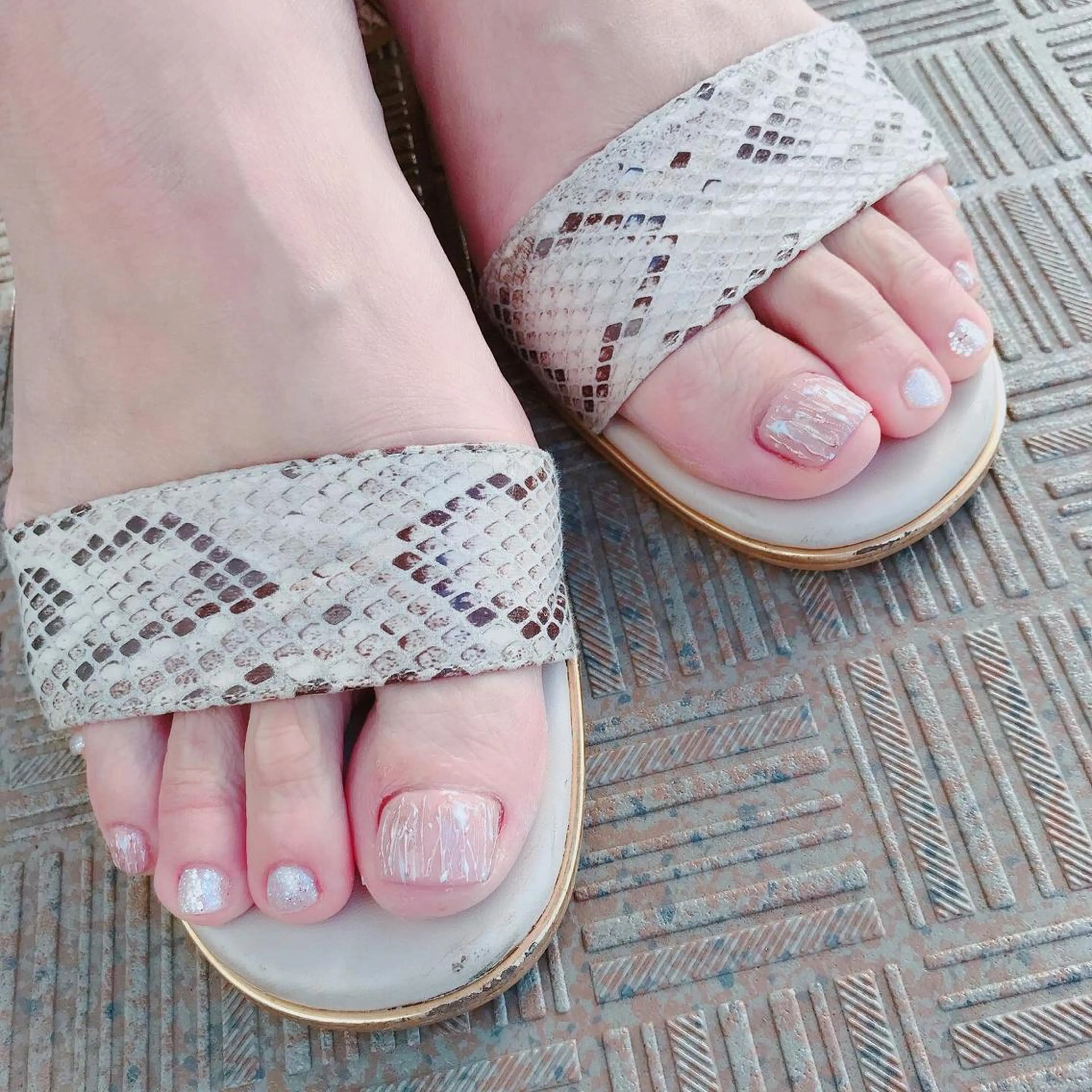 ネイル フットネイル シンプルネイル たきぐち みちこのネイルデザイン