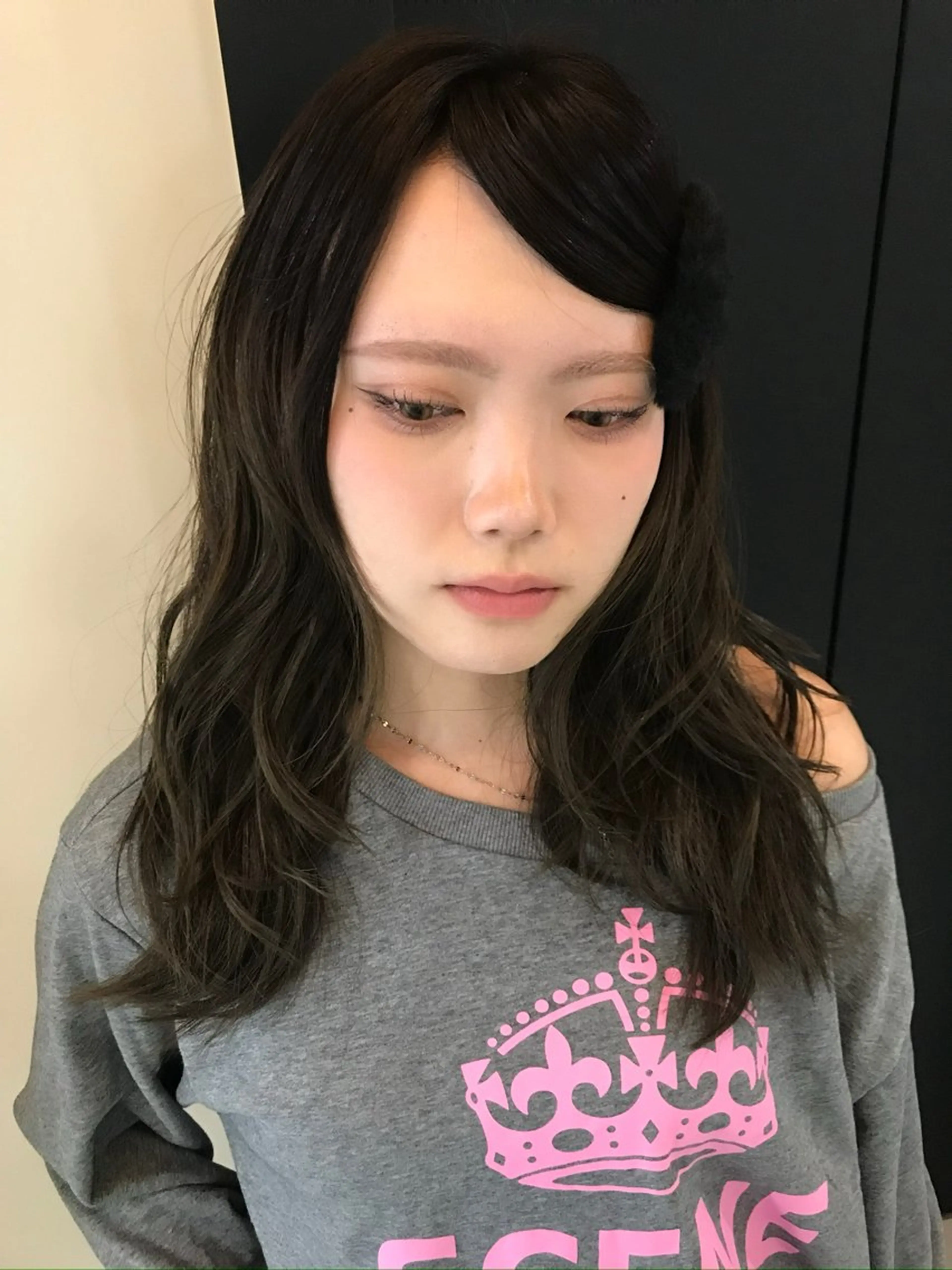 ヘアアレンジ Kaho 心斎橋カラーモデルのヘアスタイル