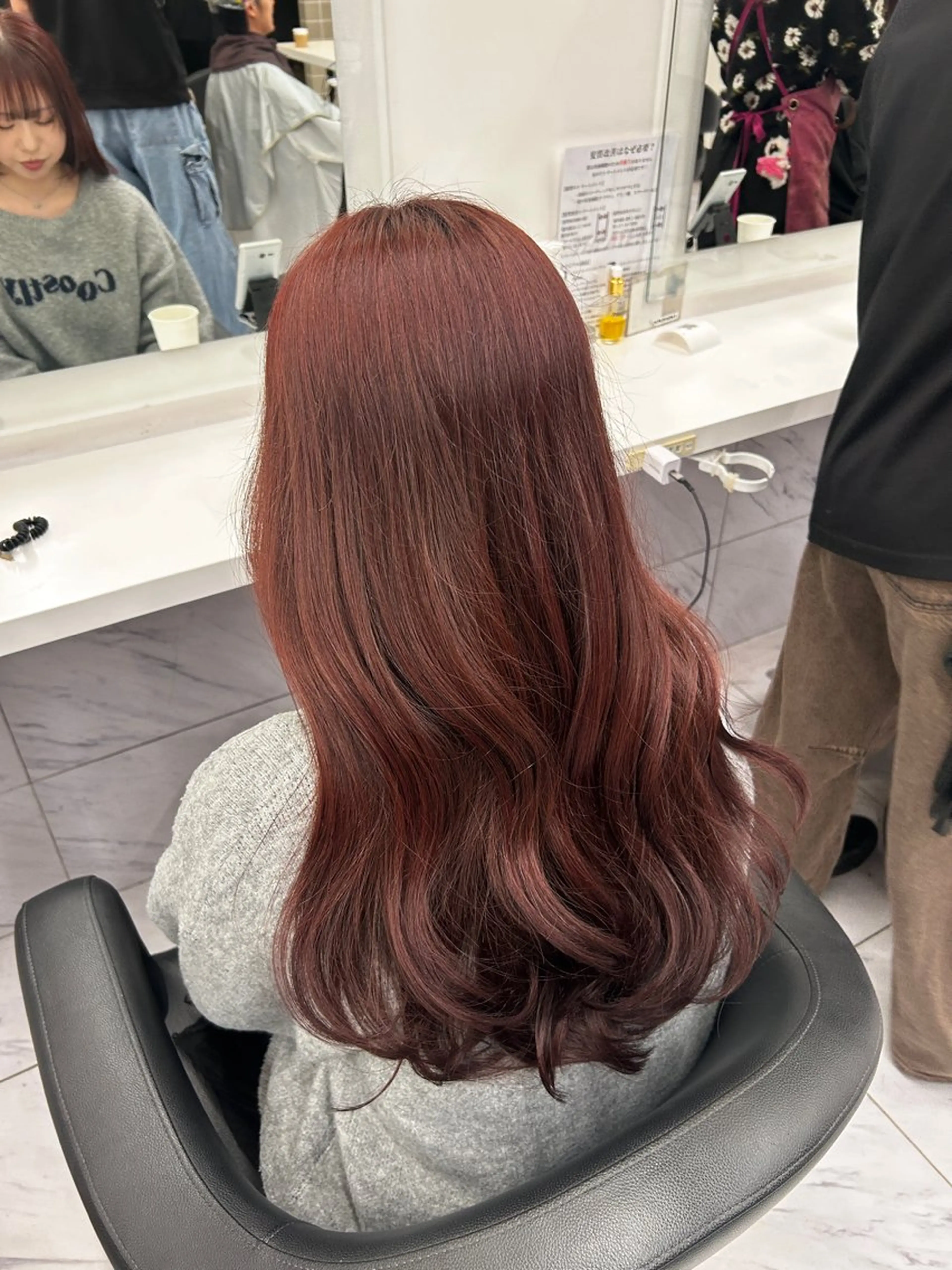 カラー パーマ ヘアアレンジ メンズ ヘアカラー 🥯縮毛/レイヤー/ ベージュヘア🥯のヘアスタイル