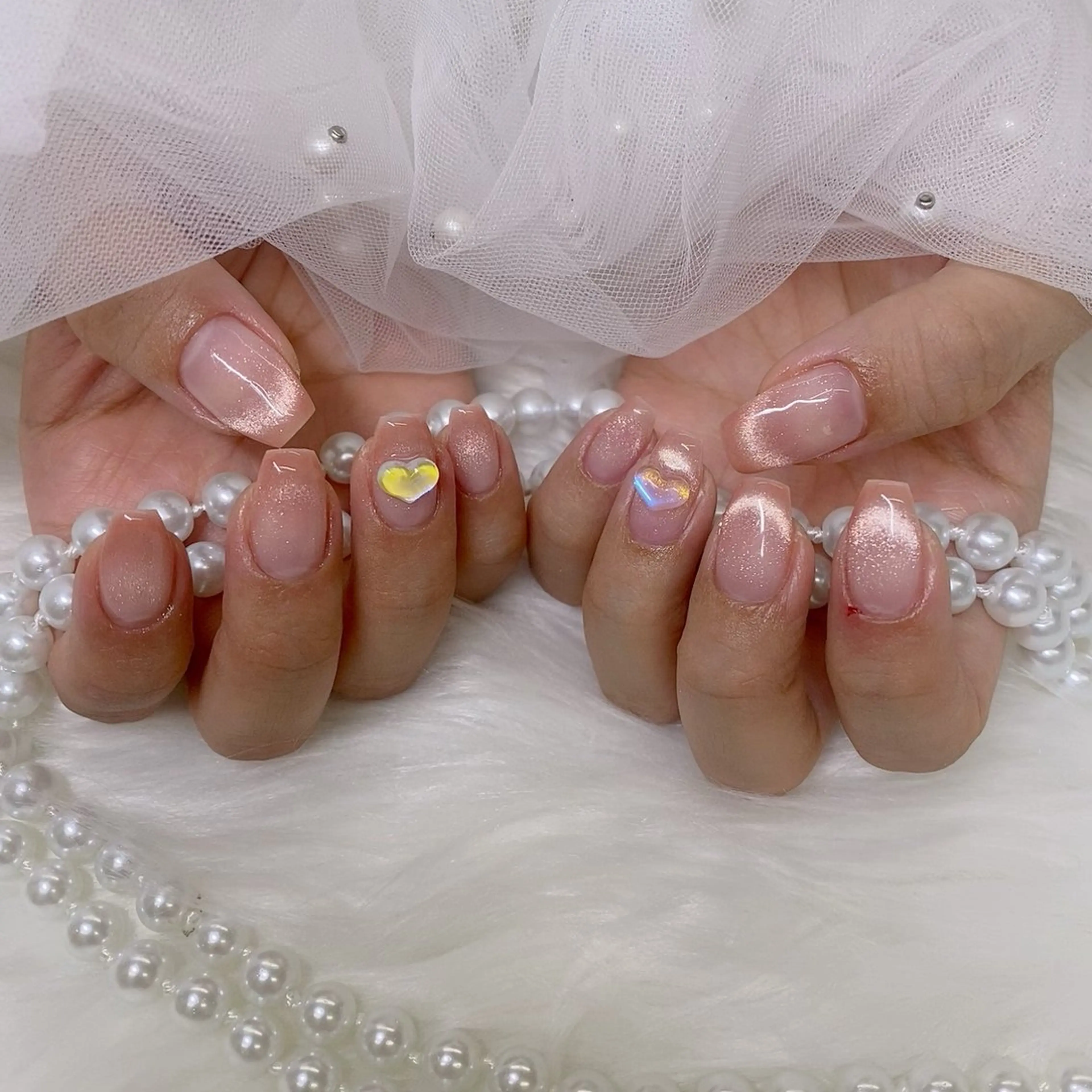 ネイル ETERNA Nail 銀座店【パラジェル/フィルイン/チップ長さだし/マグネット/ニュアンス】所属・ア カリのネイルデザイン