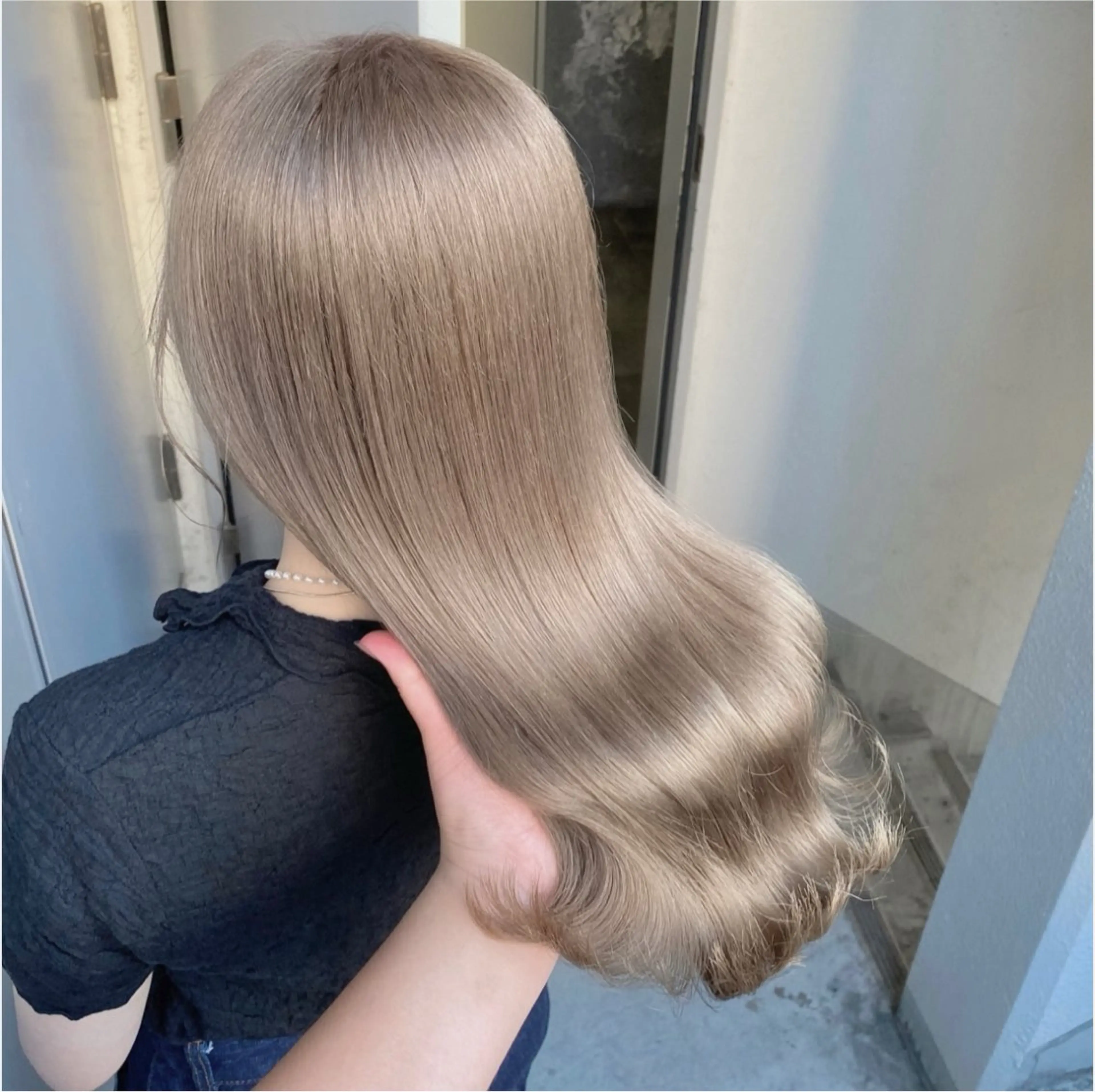 ロング カラー ベージュカラー💖 やすひろのヘアスタイル