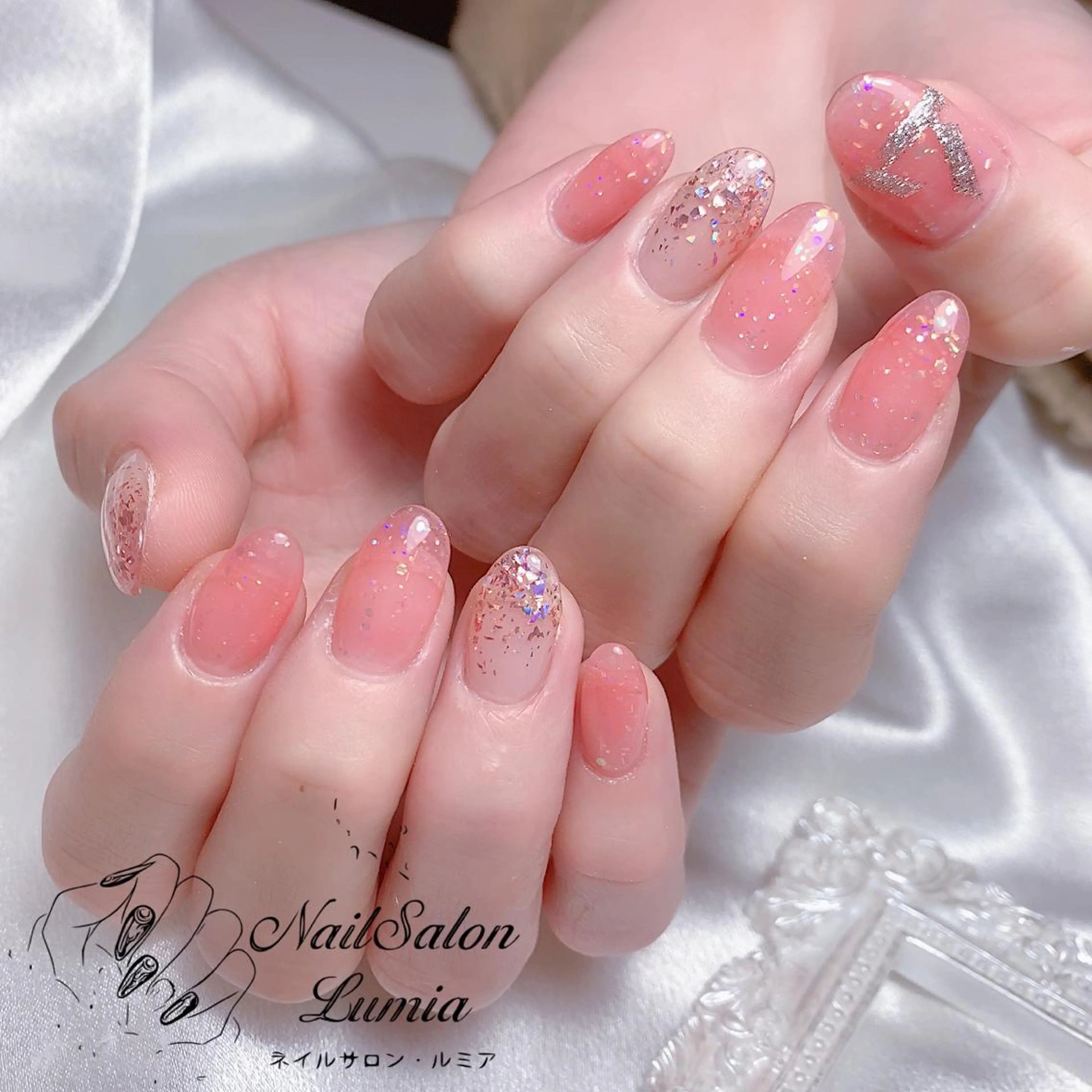 ネイル ハンドネイル ネイルサロン ルミア Lumia 店長のネイルデザイン