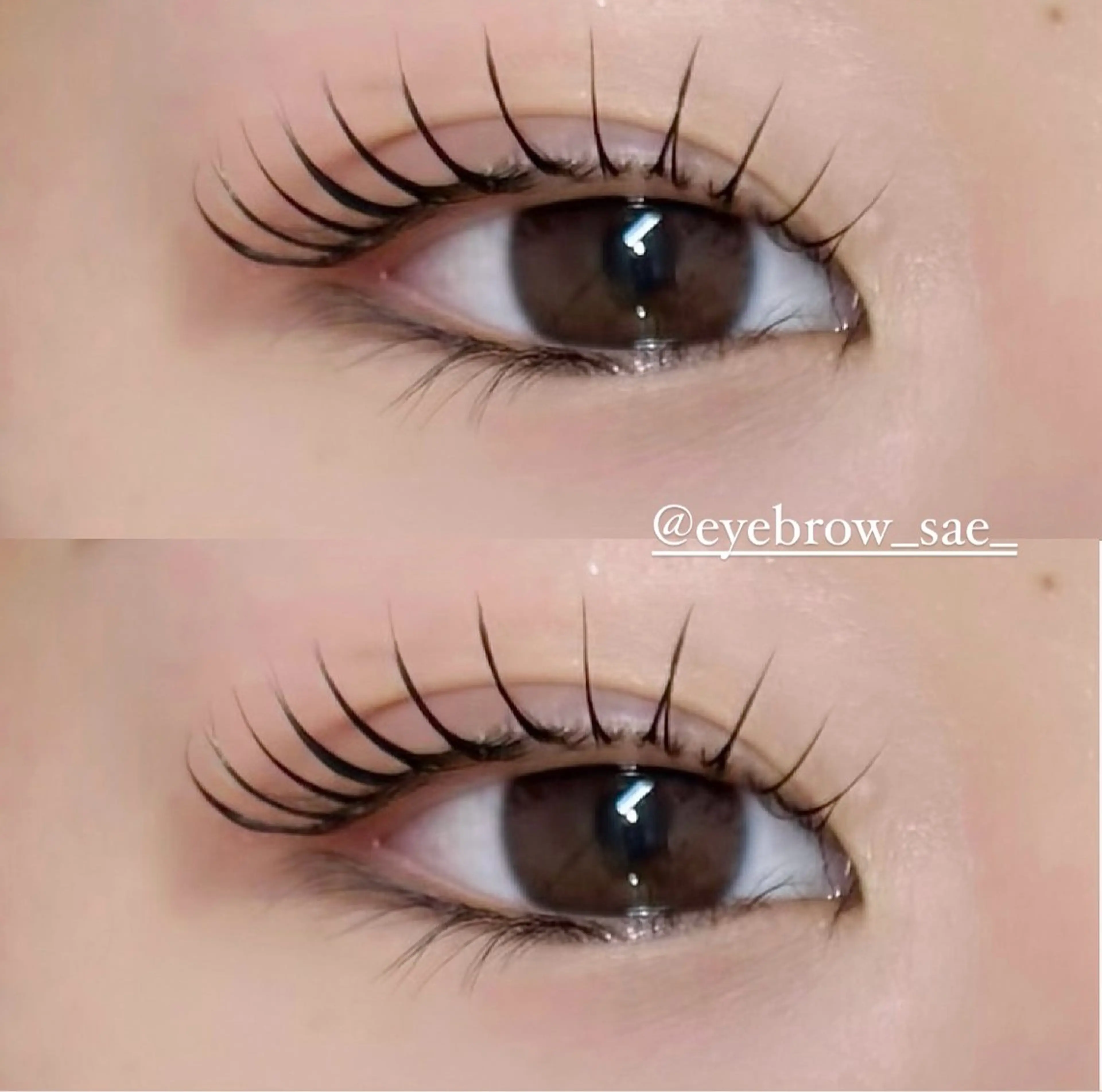 マツエク・マツパ 束感まつ毛 まつげパーマ eye's 天王寺 saeka🫧の眉毛・アイブロウイメージ