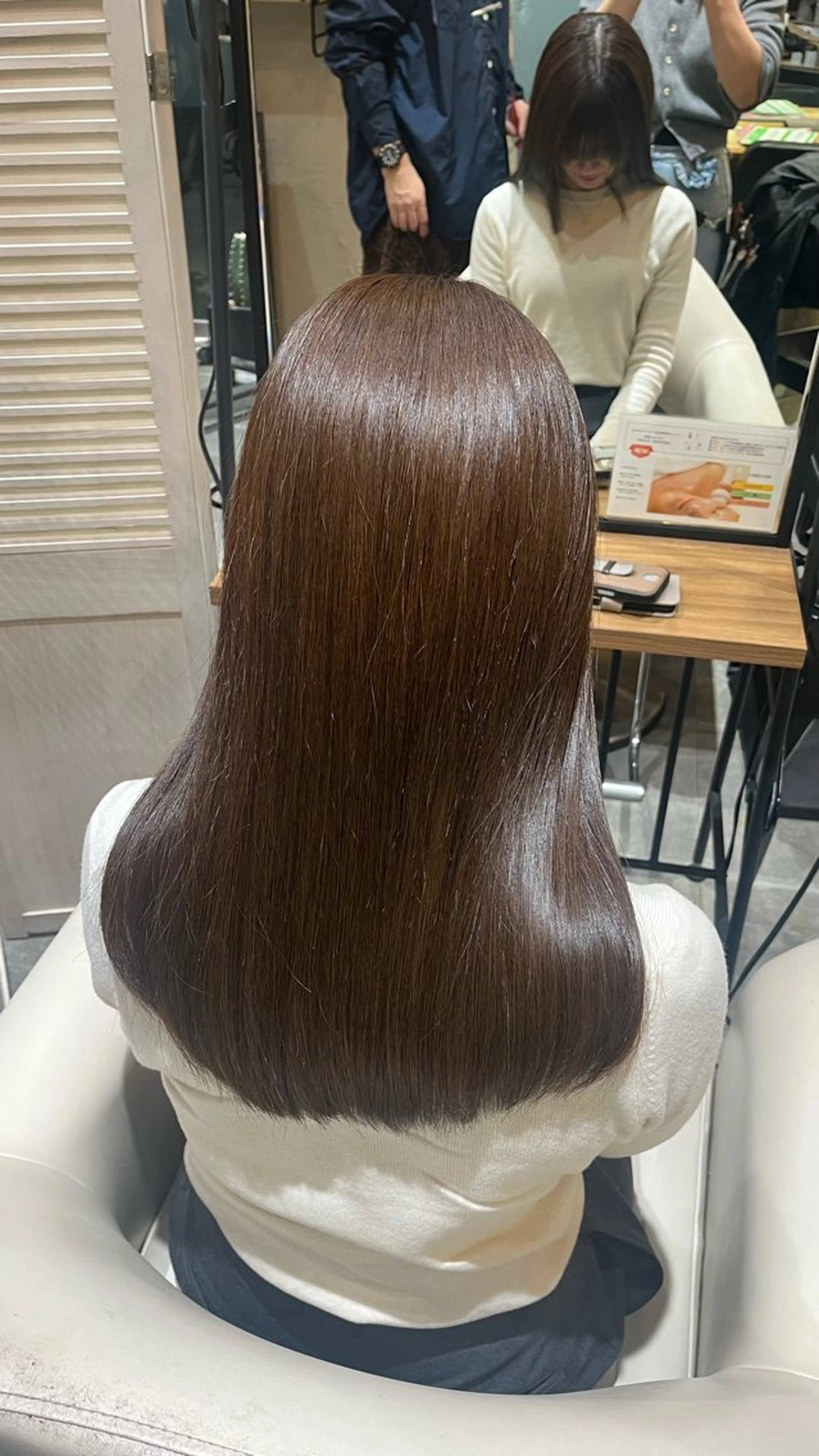 ロング カラー ヘアカラー トリートメント Glimpseあやね 🎀大濠/髪質改善のヘアスタイル