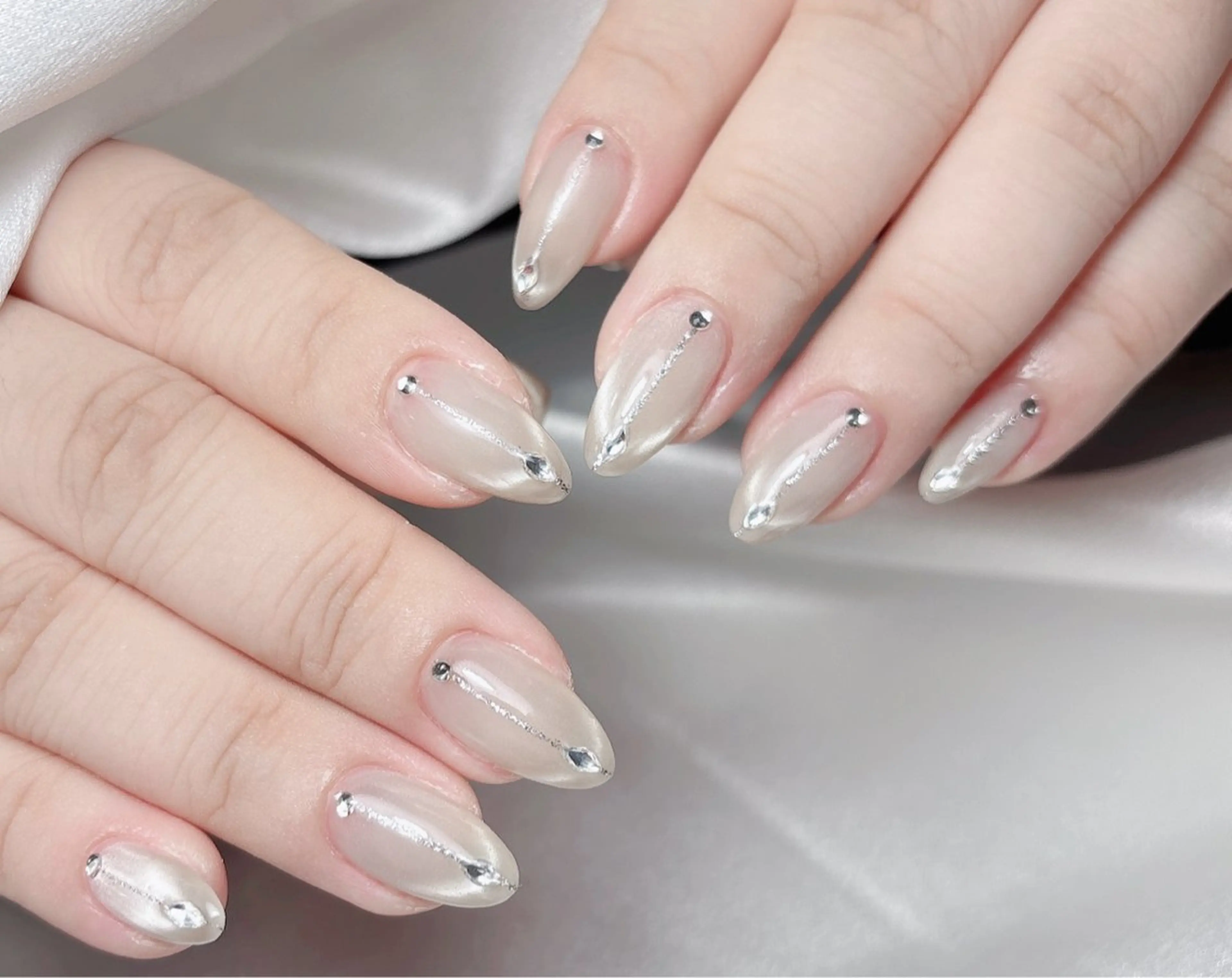 ネイル ハンドネイル Aura  Nail 長さだし/パラジェルのネイルデザイン