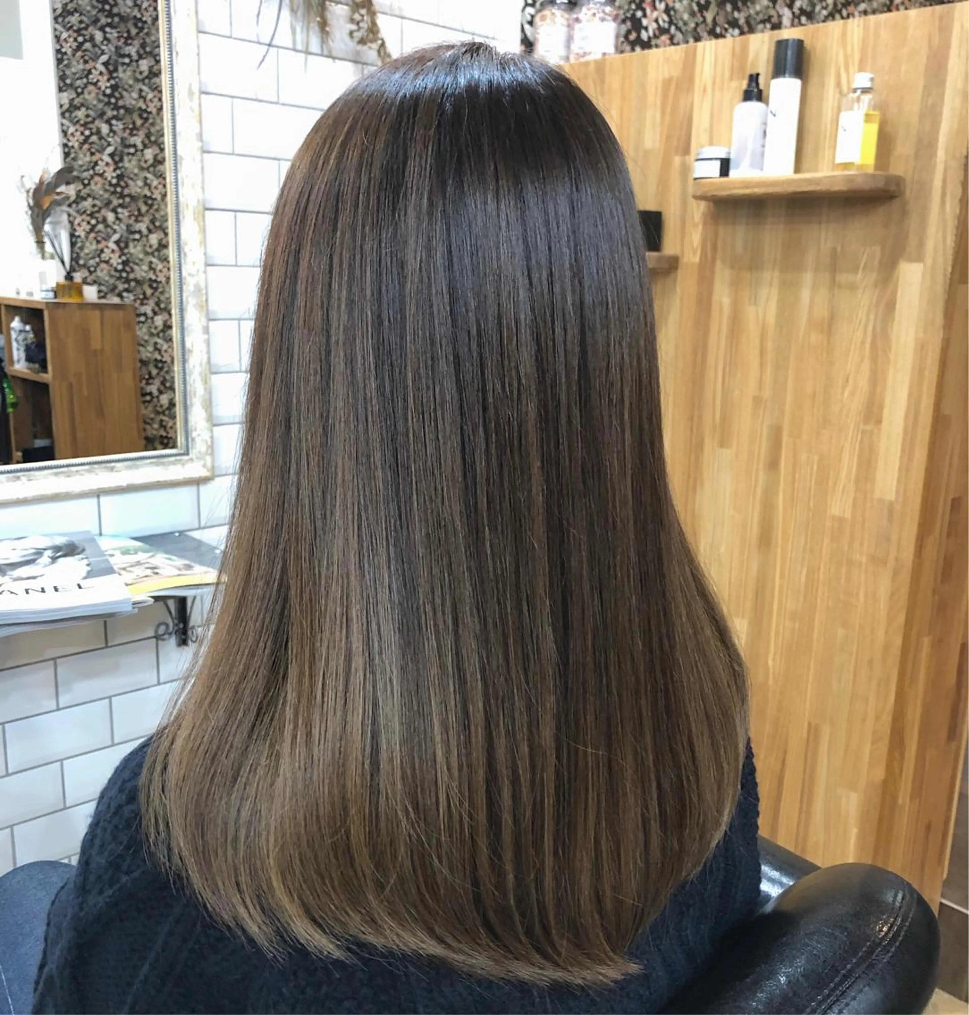 ロング カラー 橋本 敬介のヘアスタイル