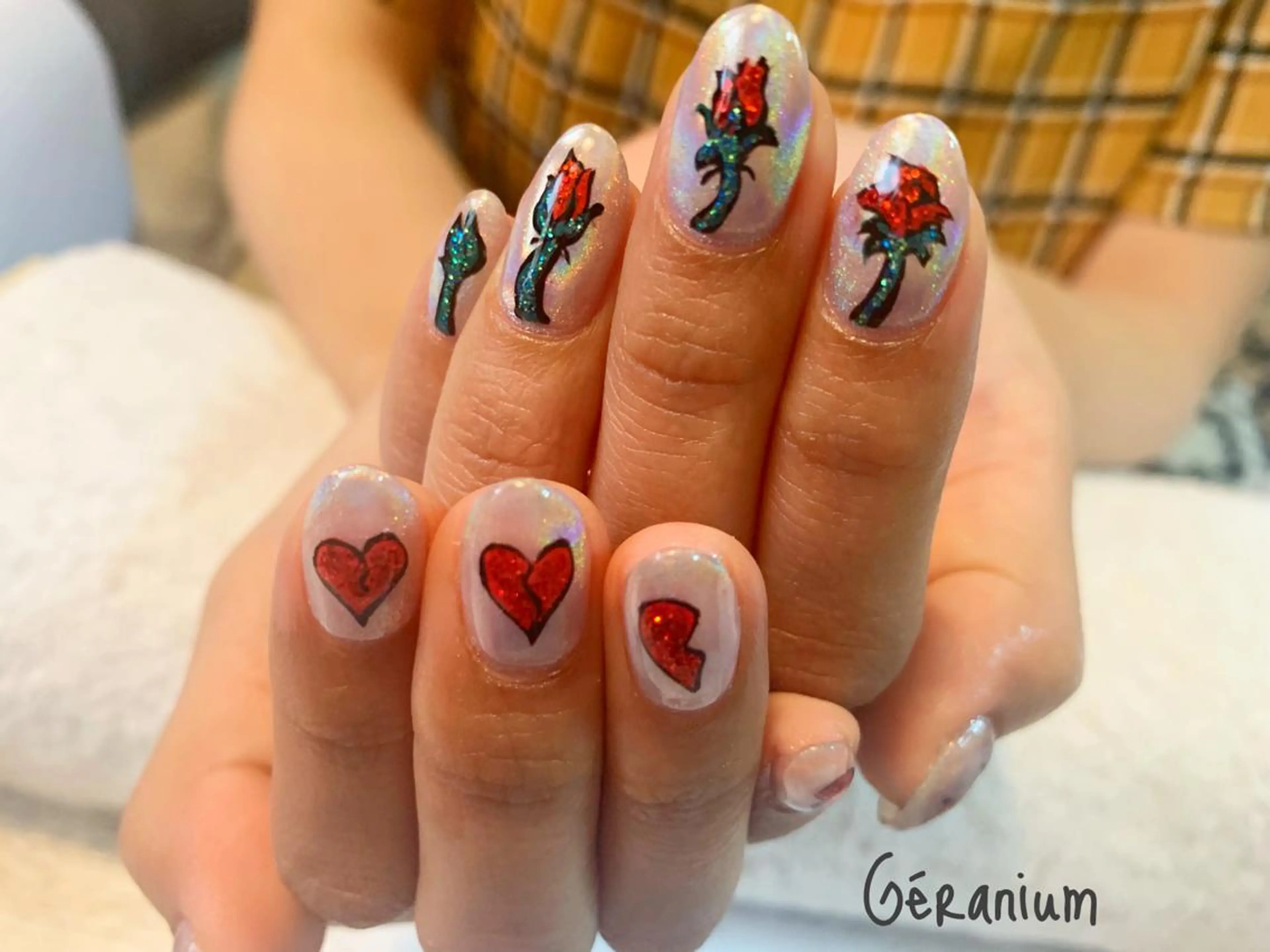ネイル ハンドネイル GéRanium Harukaのネイルデザイン