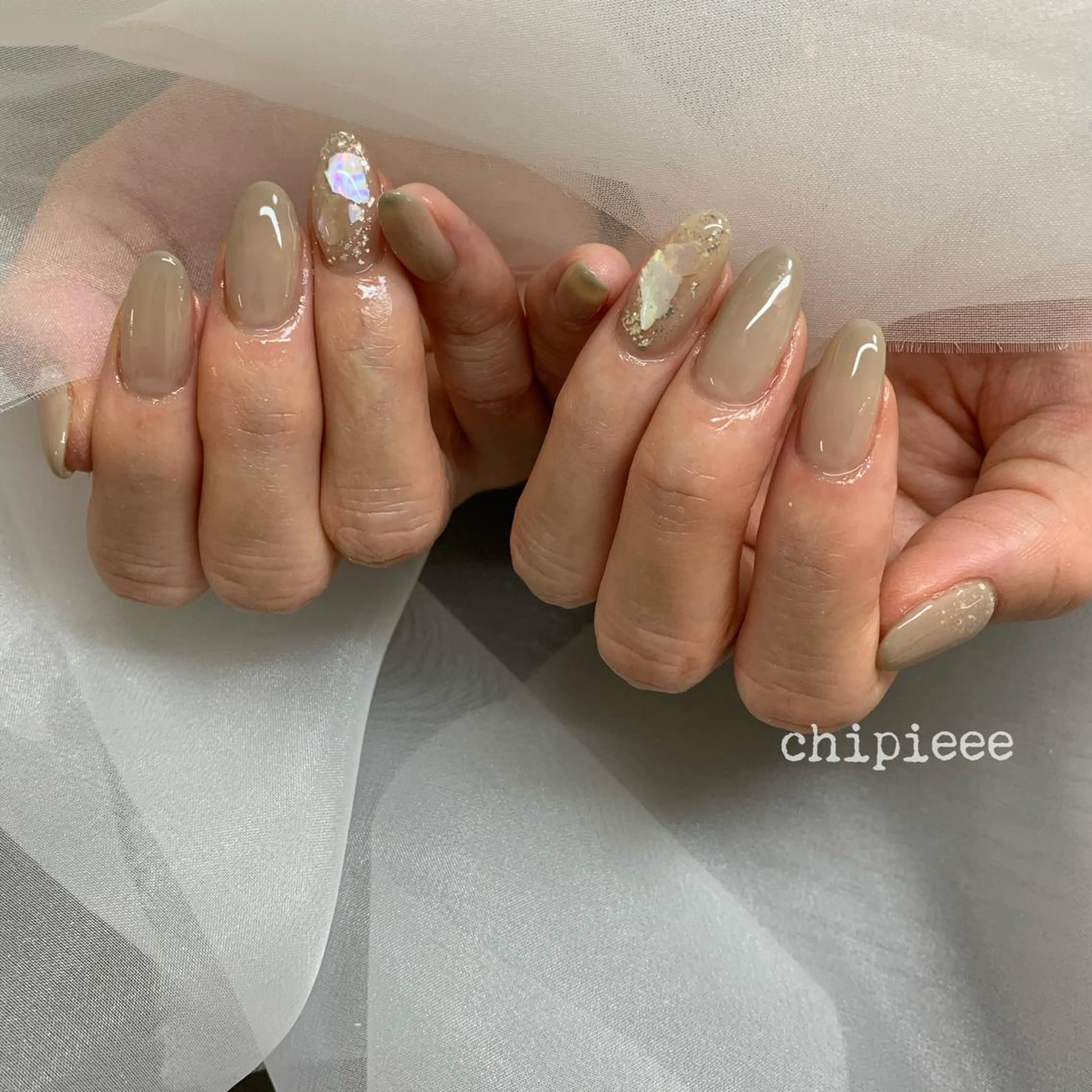 ネイル シンプルネイル . SHIORIのネイルデザイン