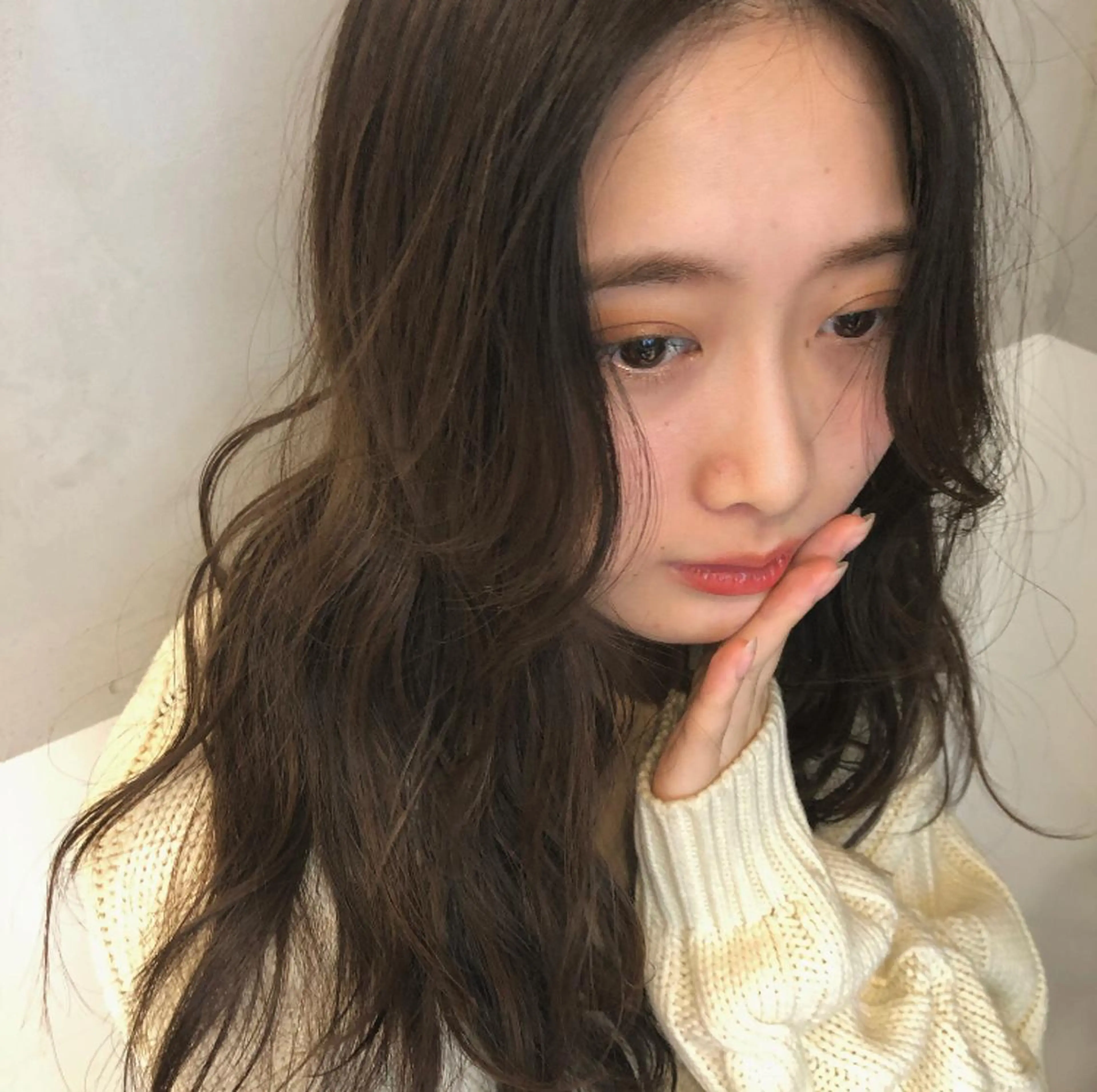 セミロング 矢口 嵩人のヘアスタイル