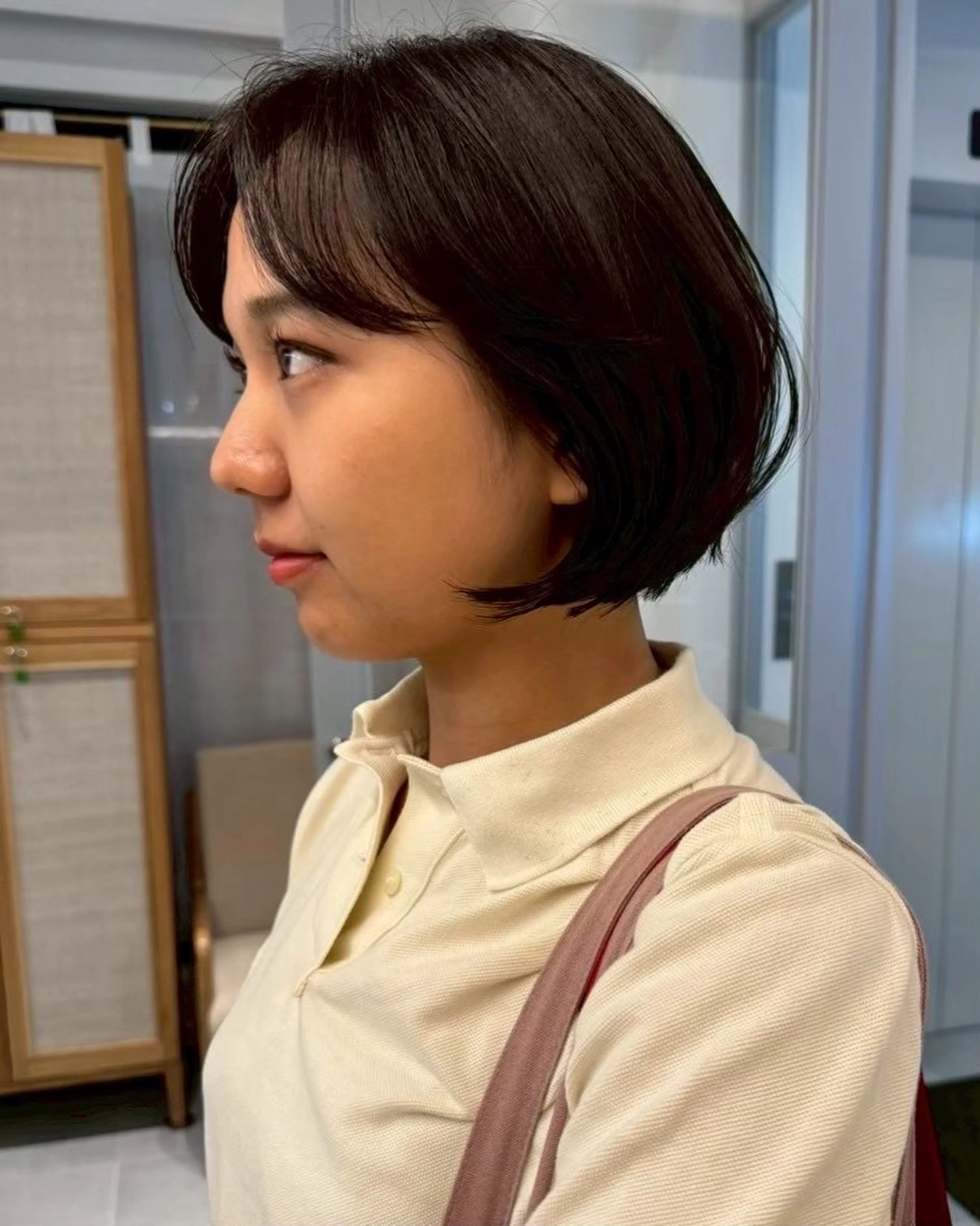 ショート 髪質改善 縮毛矯正 トリートメント nok Kaoriのヘアスタイル