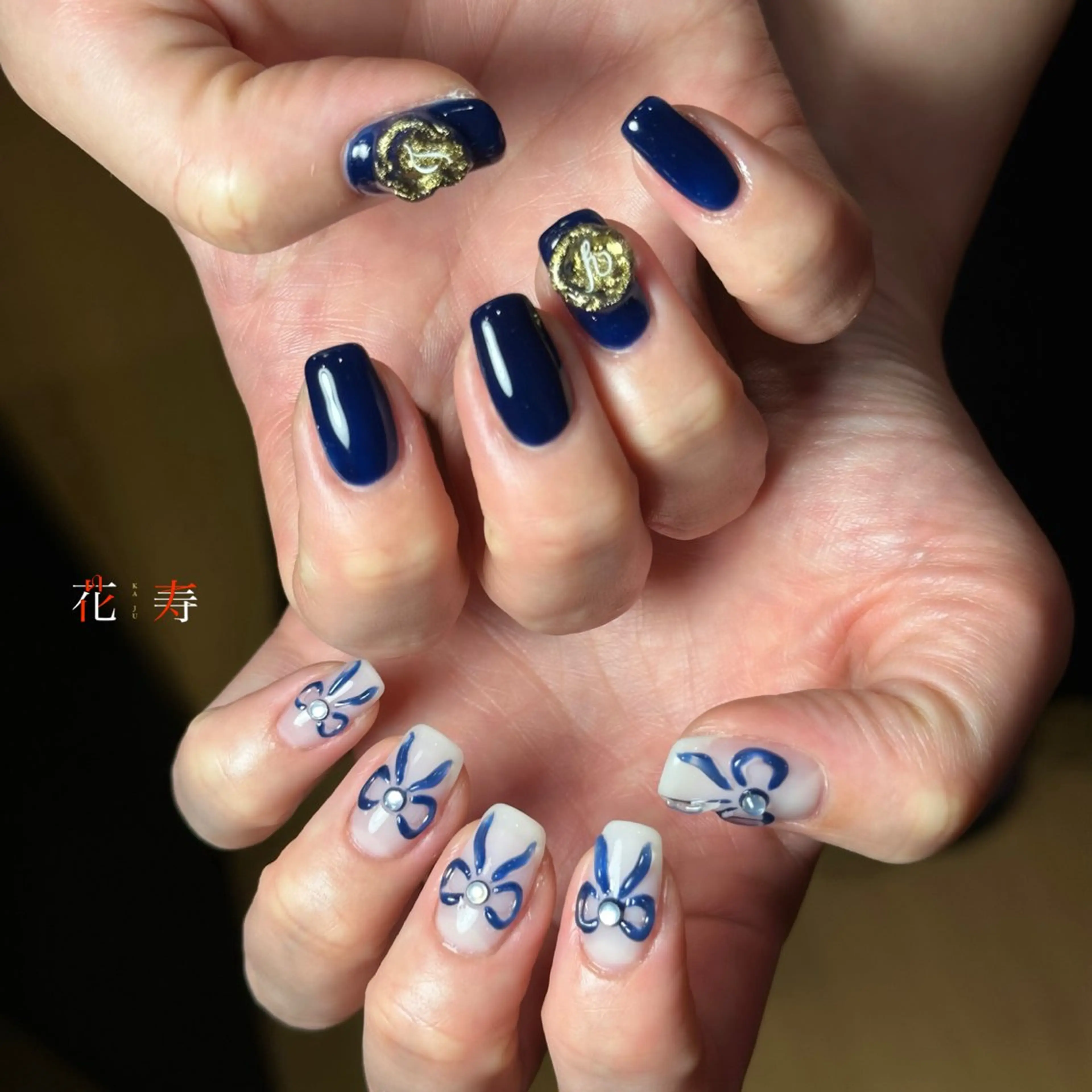 ネイル ハンドネイル 花寿-kaju- s.のネイルデザイン