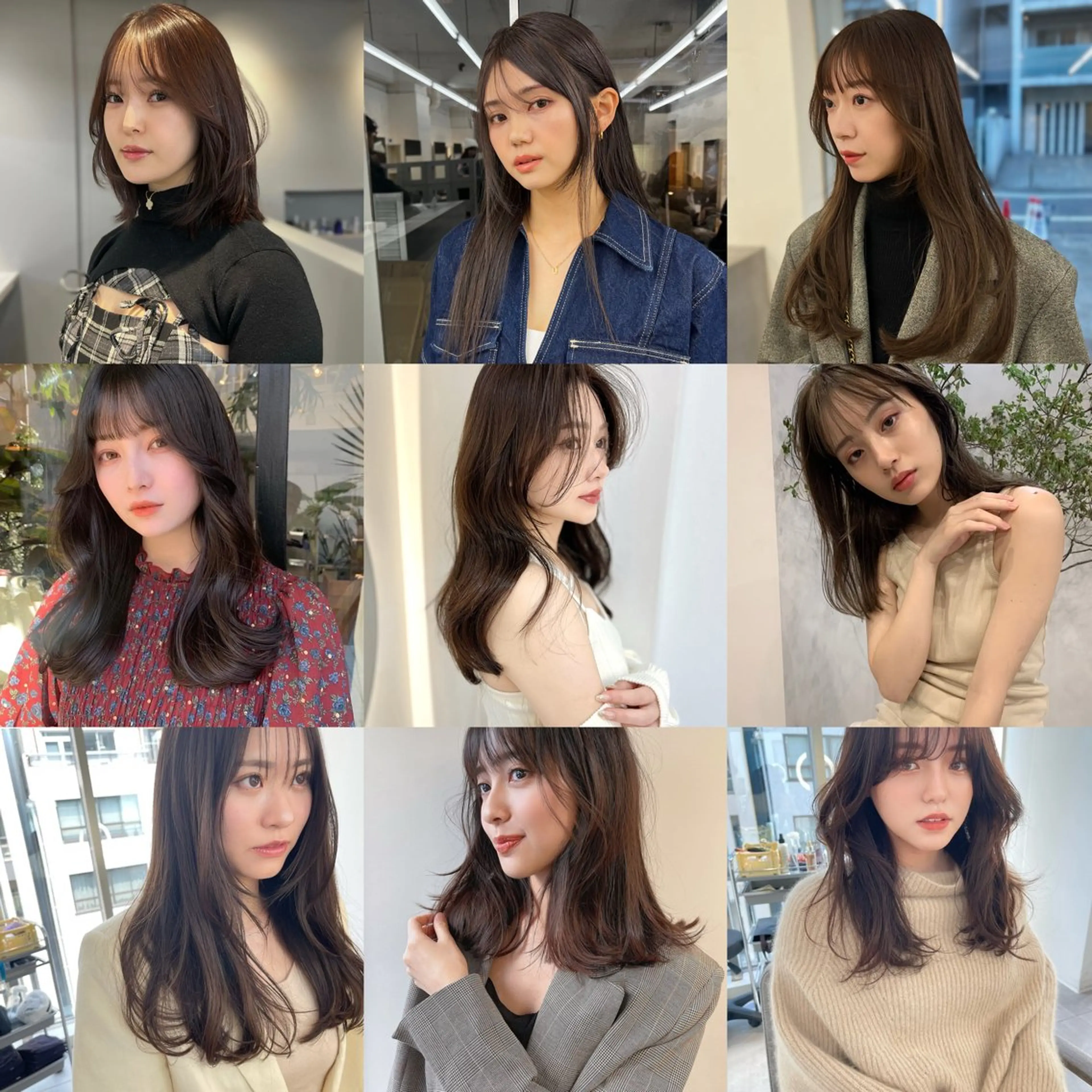 セミロング カラー 柔らかブラウン/顔周 りレイヤー♡ユウシのヘアスタイル