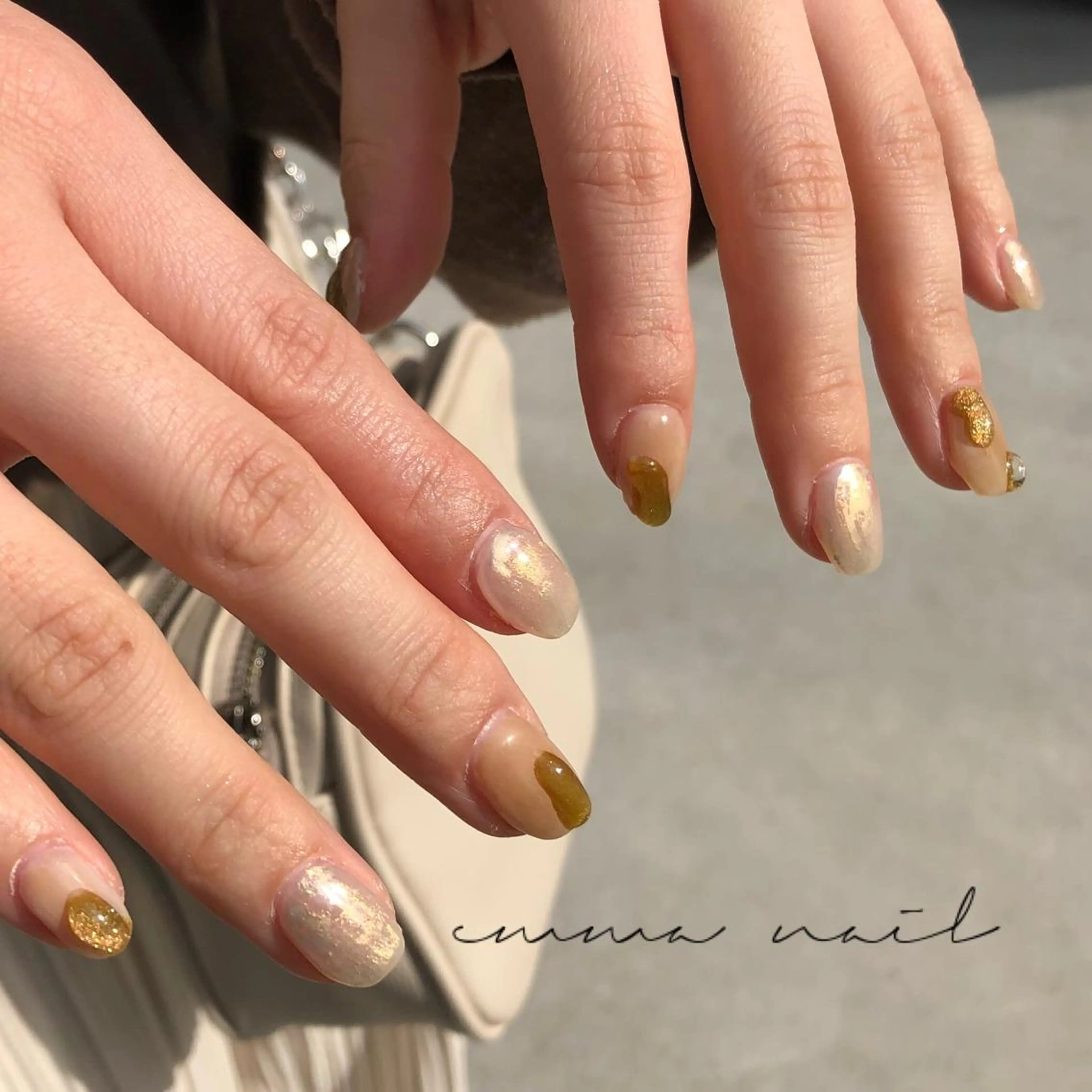 ネイル ニュアンスネイル emma nailのネイルデザイン