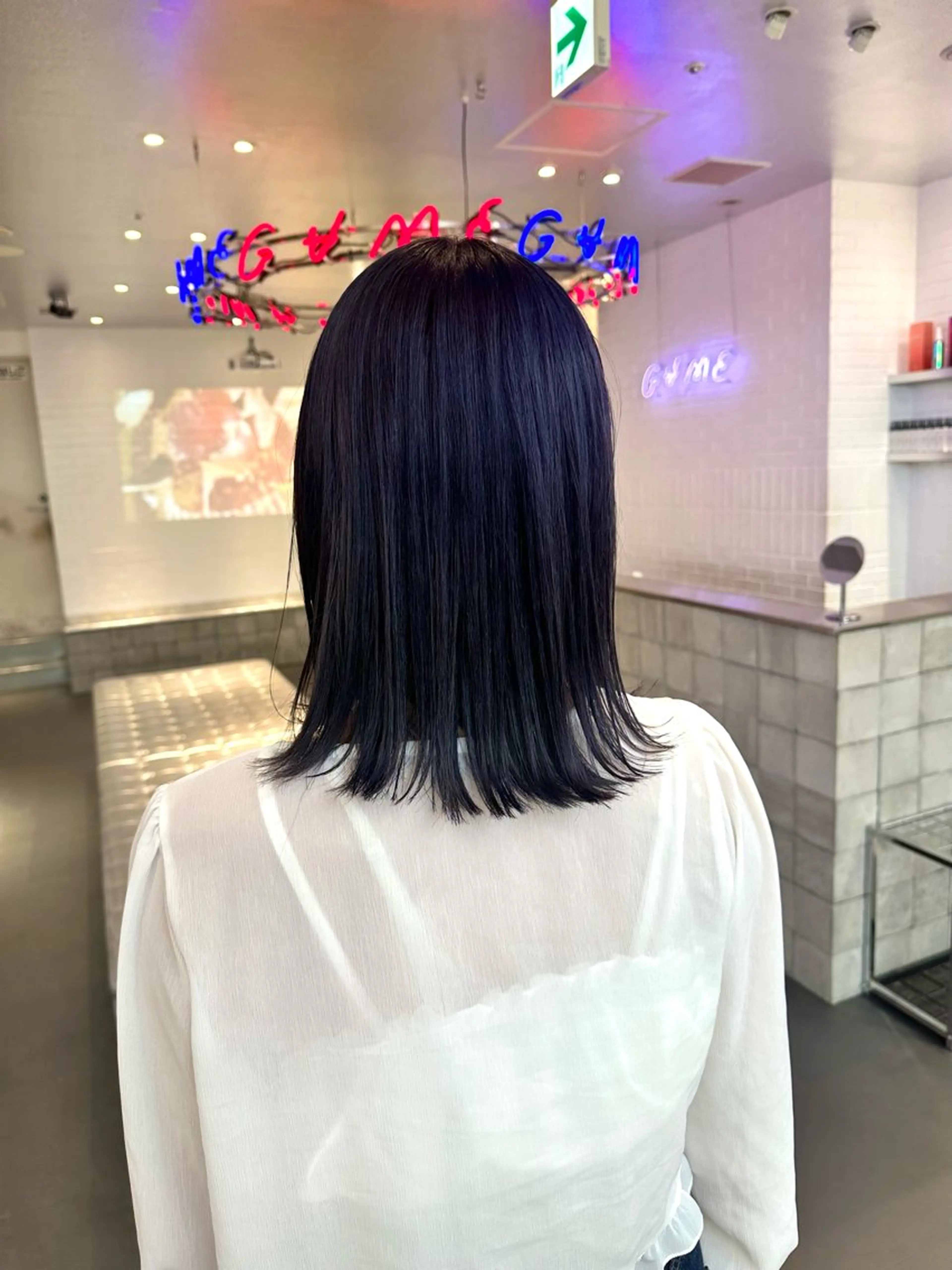 セミロング カラー カット ヘアカラー 🌈艶髪ベージュ🌈 ユウトのヘアスタイル