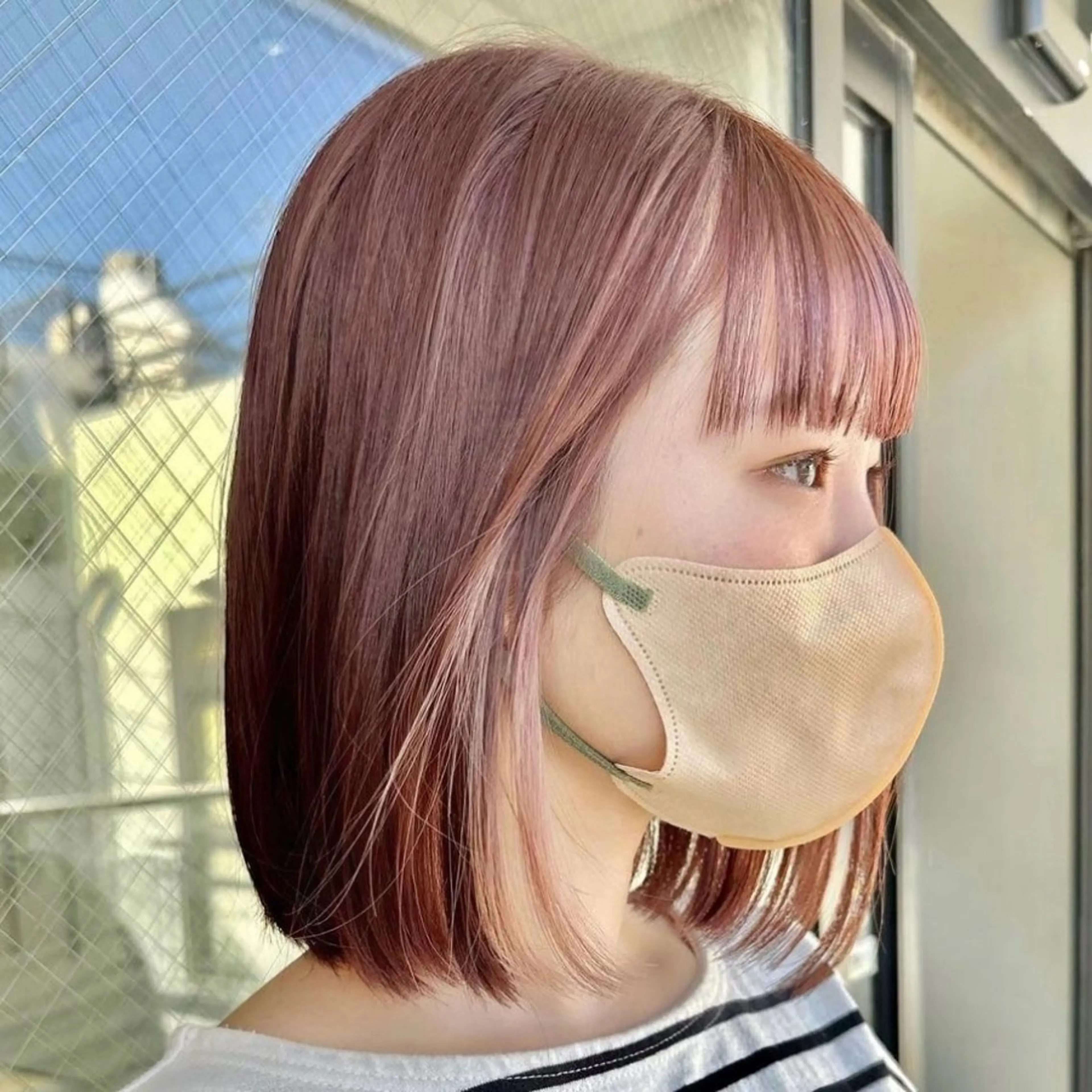 ショート カット ヘアカラー トリートメント Zinaセントラル銀座所属・髪質改善🪄 イルミナカラー岩谷のヘアスタイル