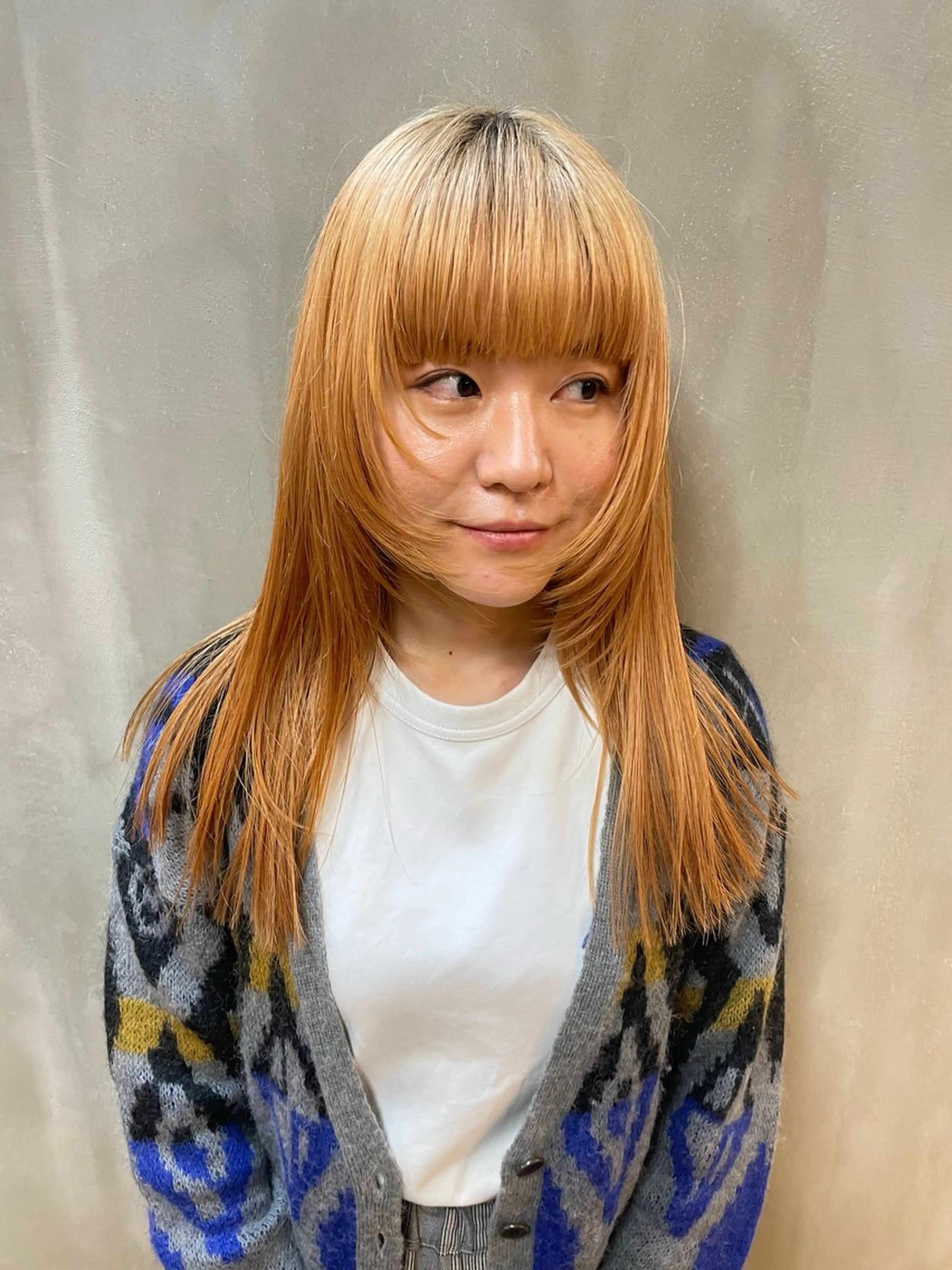 セミロング カラー パーマ ヘアアレンジ メンズ マッシュ レイヤーカット カット ヘアカラー トリートメント tatsumi/ボブ ウルフ/レイヤーのヘアスタイル