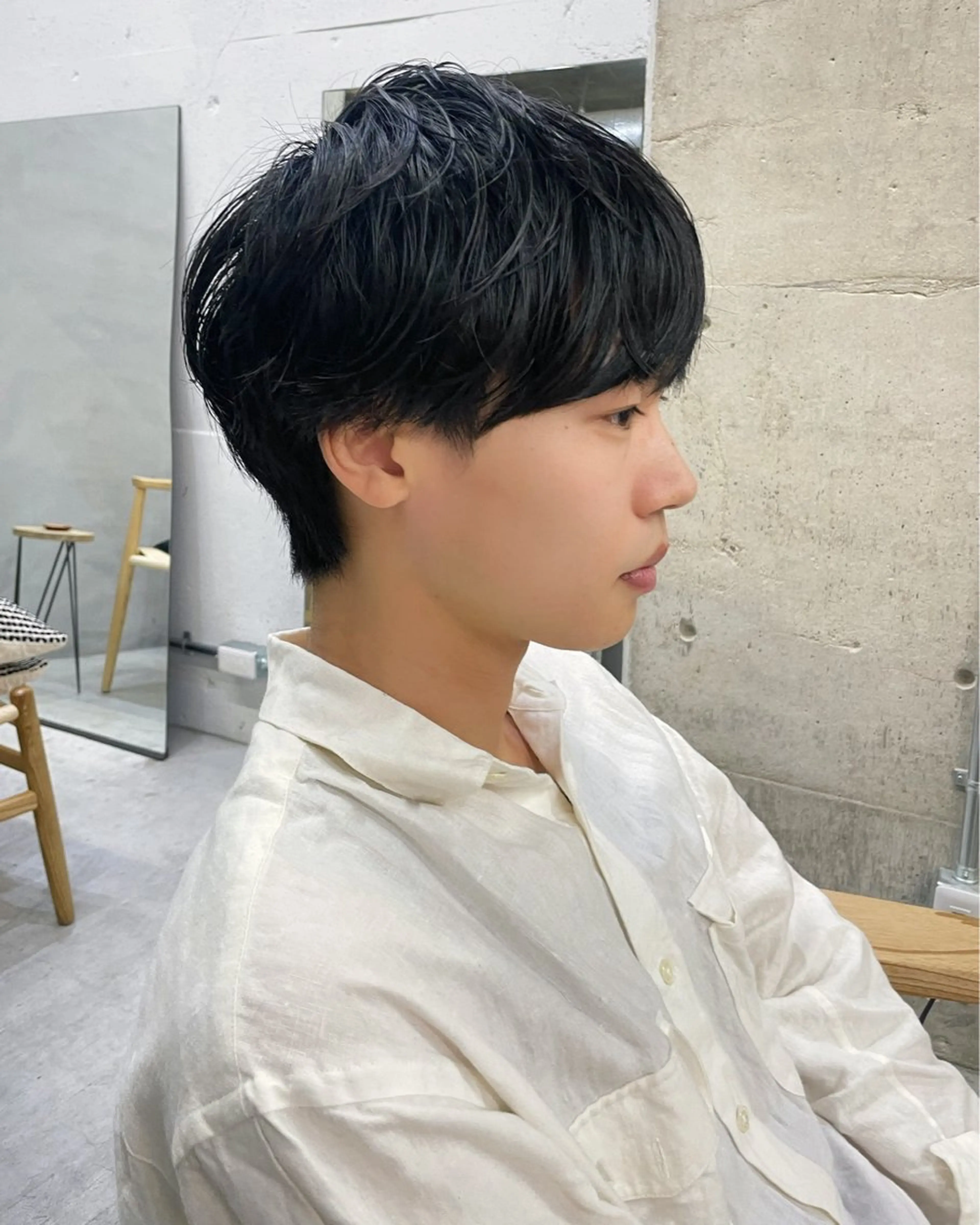 メンズ マッシュ fuka モデル募集のヘアスタイル