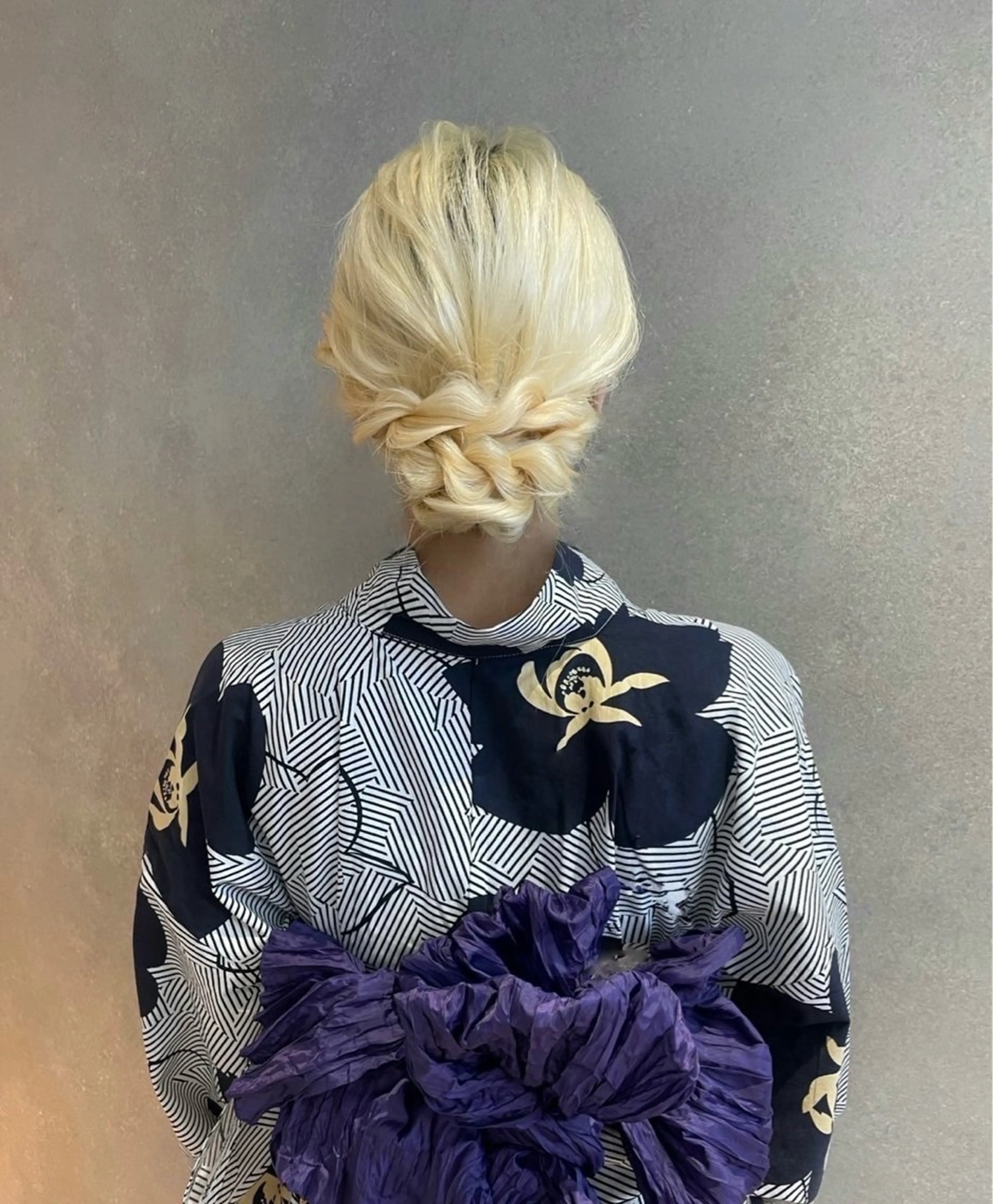 ヘアアレンジ 成人式 浴衣 暖色カラー/ パリジェンヌ💟みくのヘアスタイル