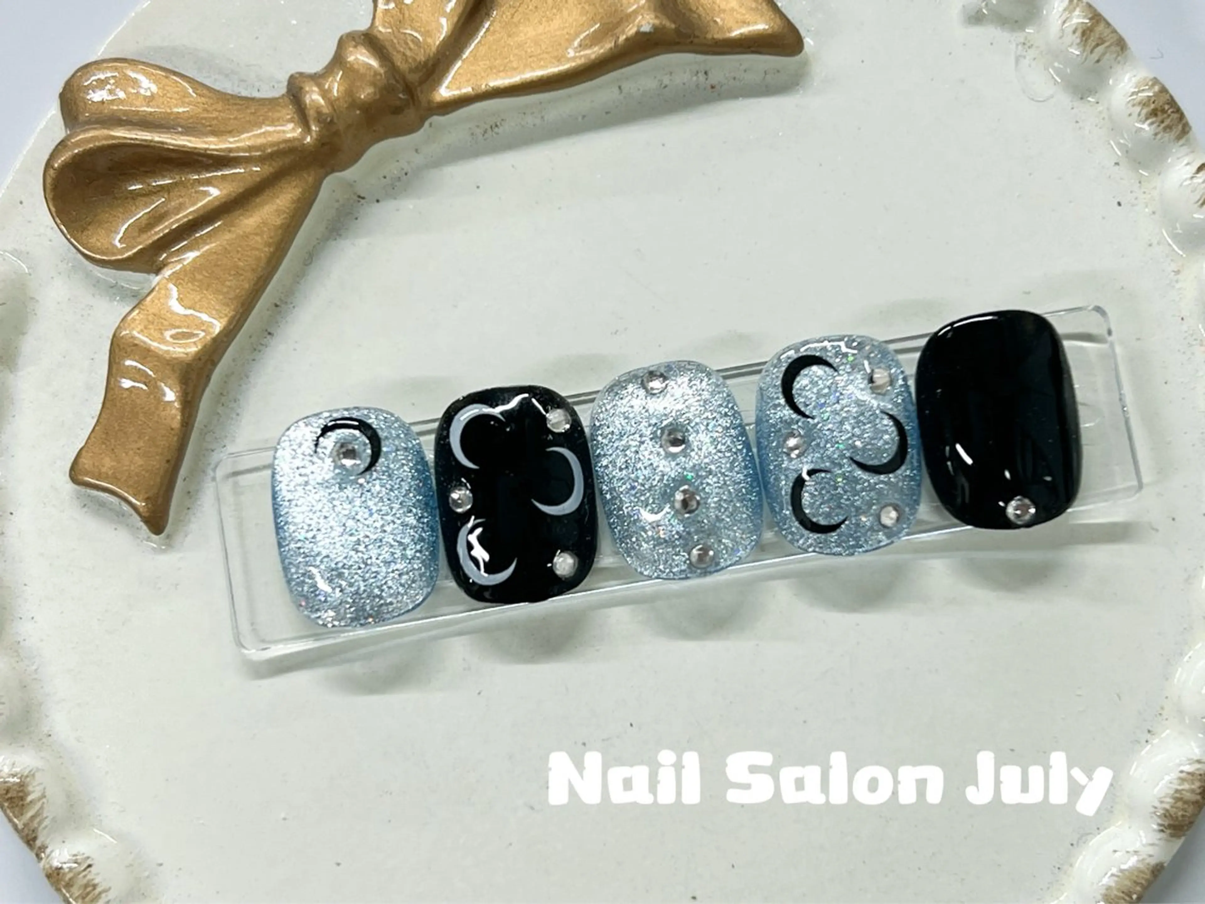 ネイル アートネイル オーロラネイル ジェルネイル ガーリー キラキラネイル July Salonのネイルデザイン