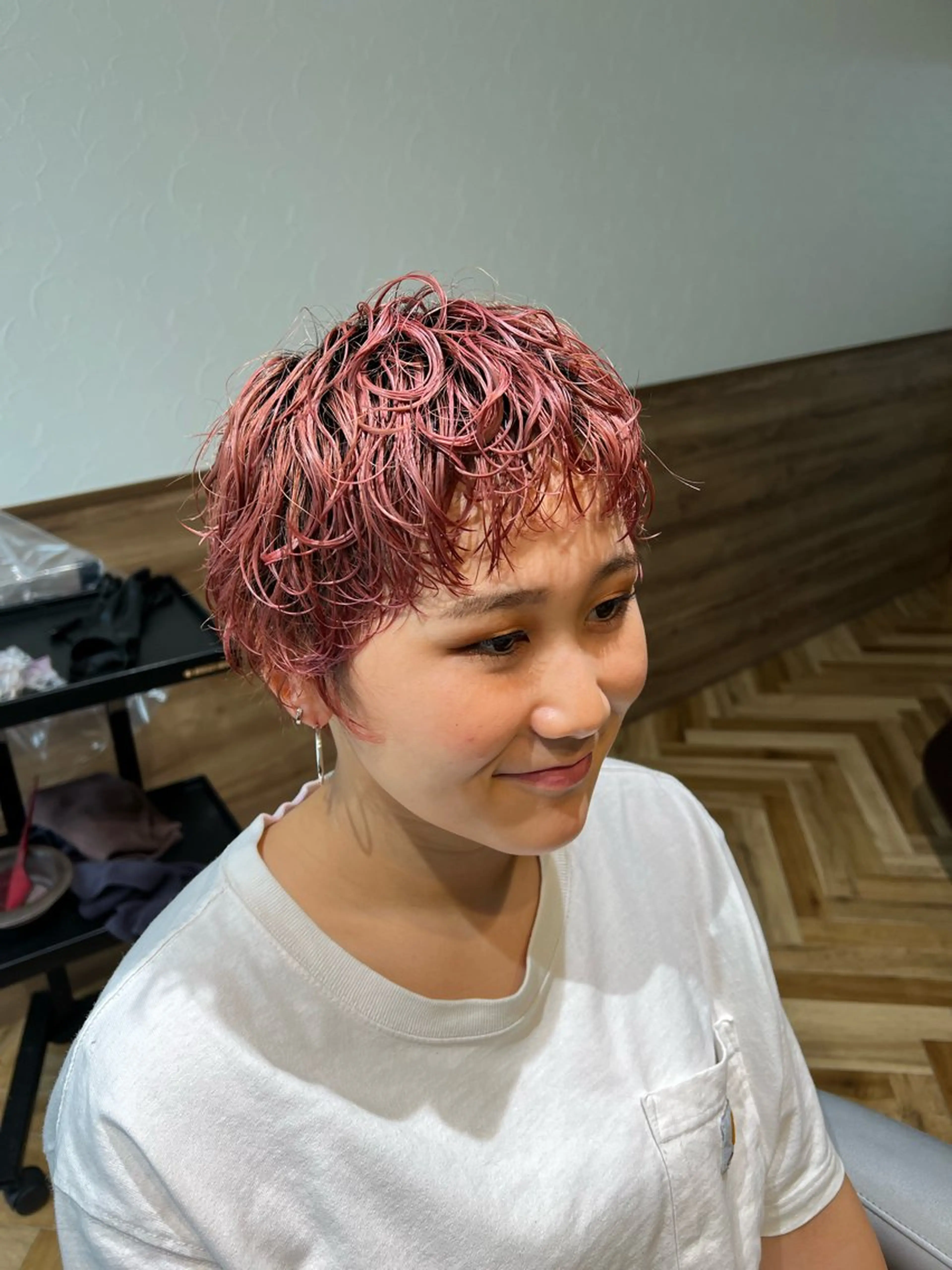 ショート カラー ヘアカラー トリートメント 🌞レイヤー×カラー 前川那津美🌞のヘアスタイル