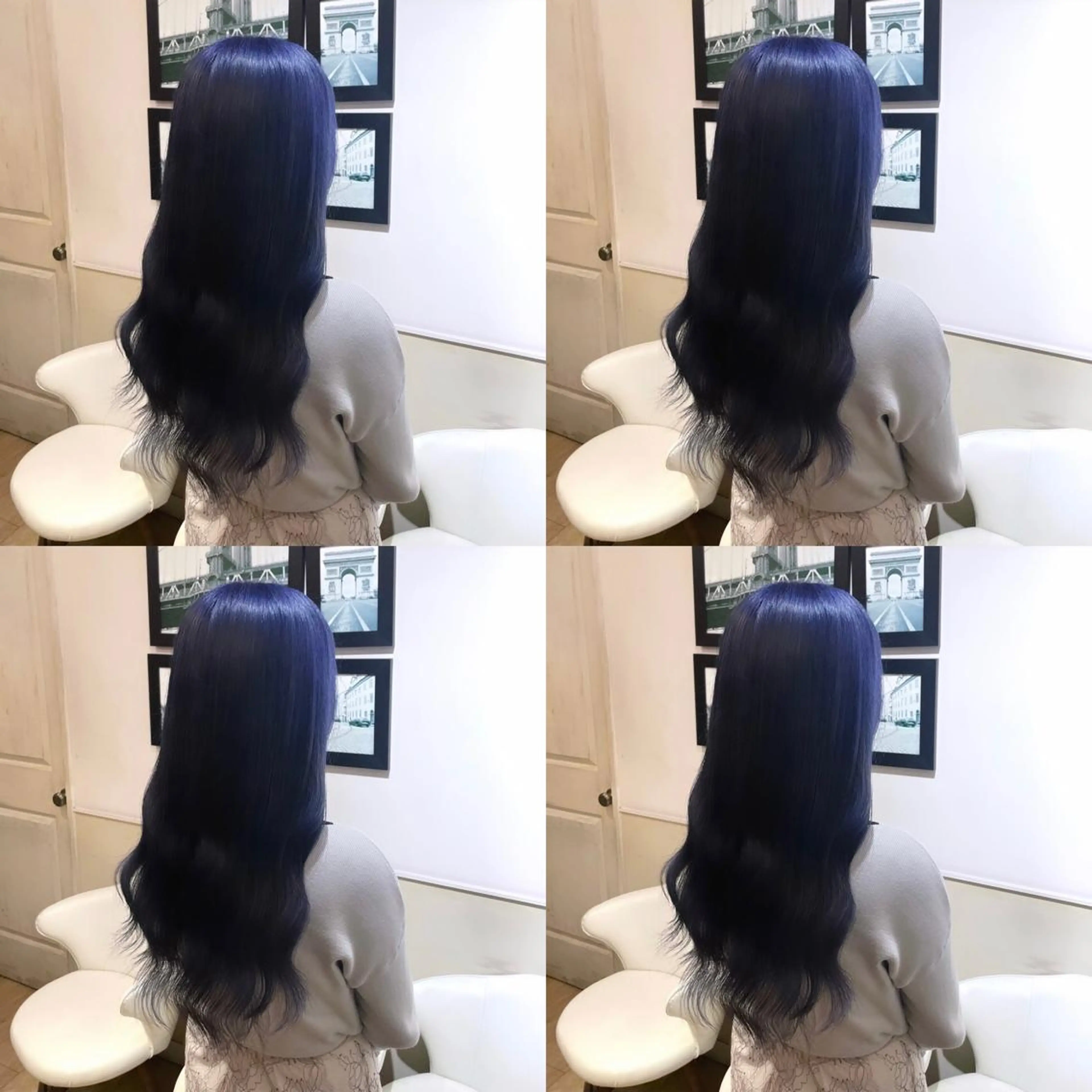 ロング カラー ネイビーカラー 🌟トップデザイナー 高橋🌟のヘアスタイル