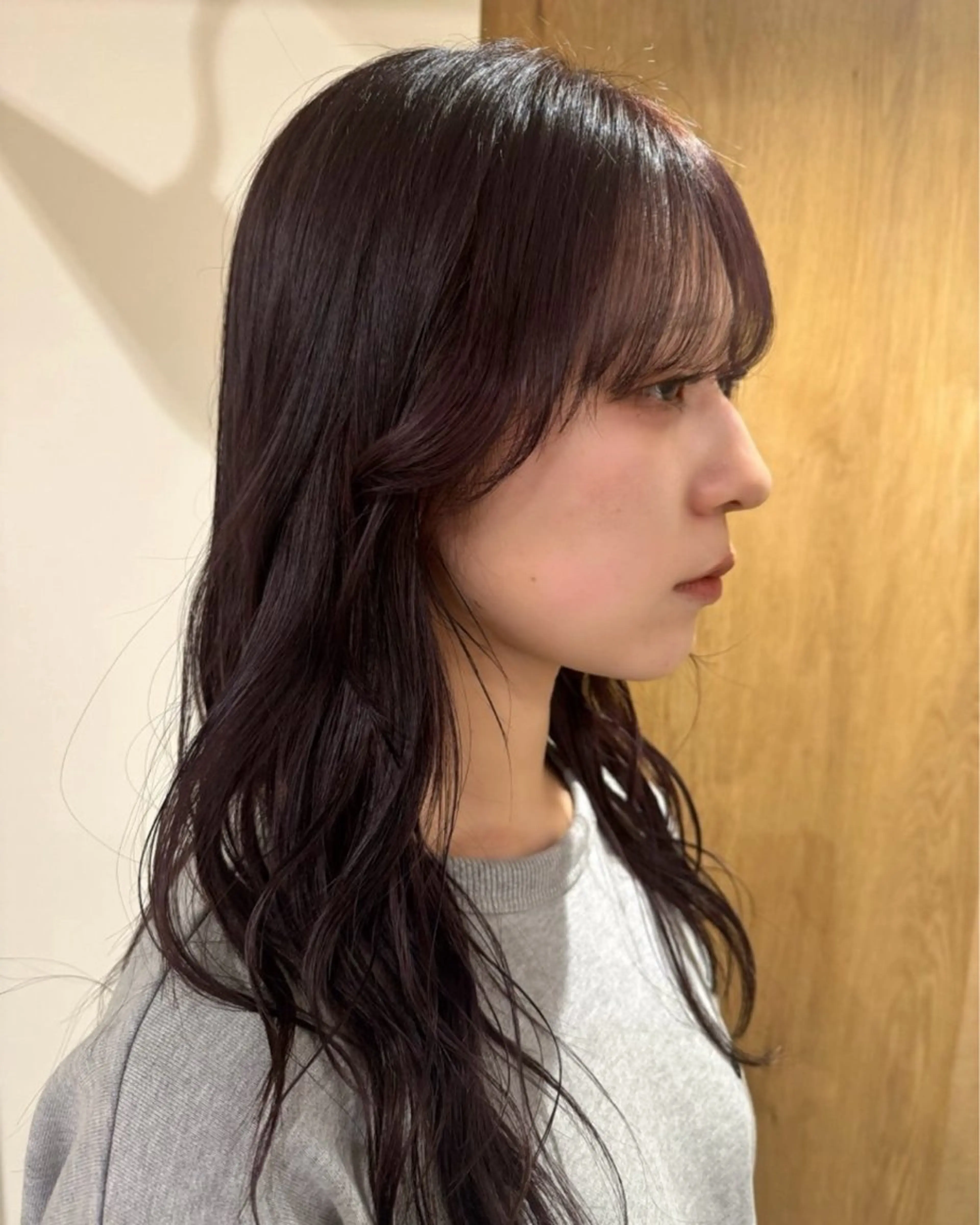 ロング カラー ゆ う あのヘアスタイル
