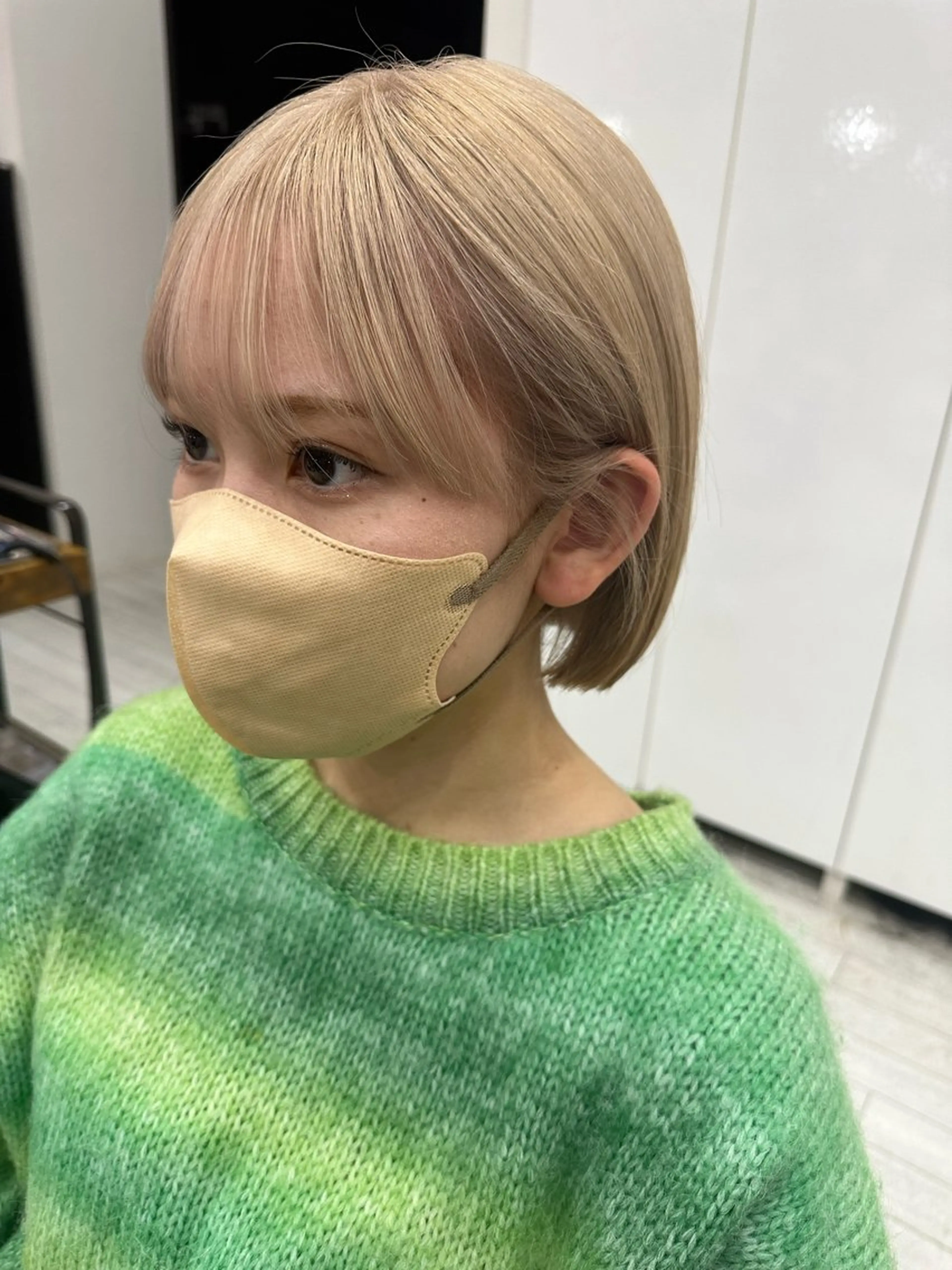 ミディアム 内田 穂乃香のヘアスタイル