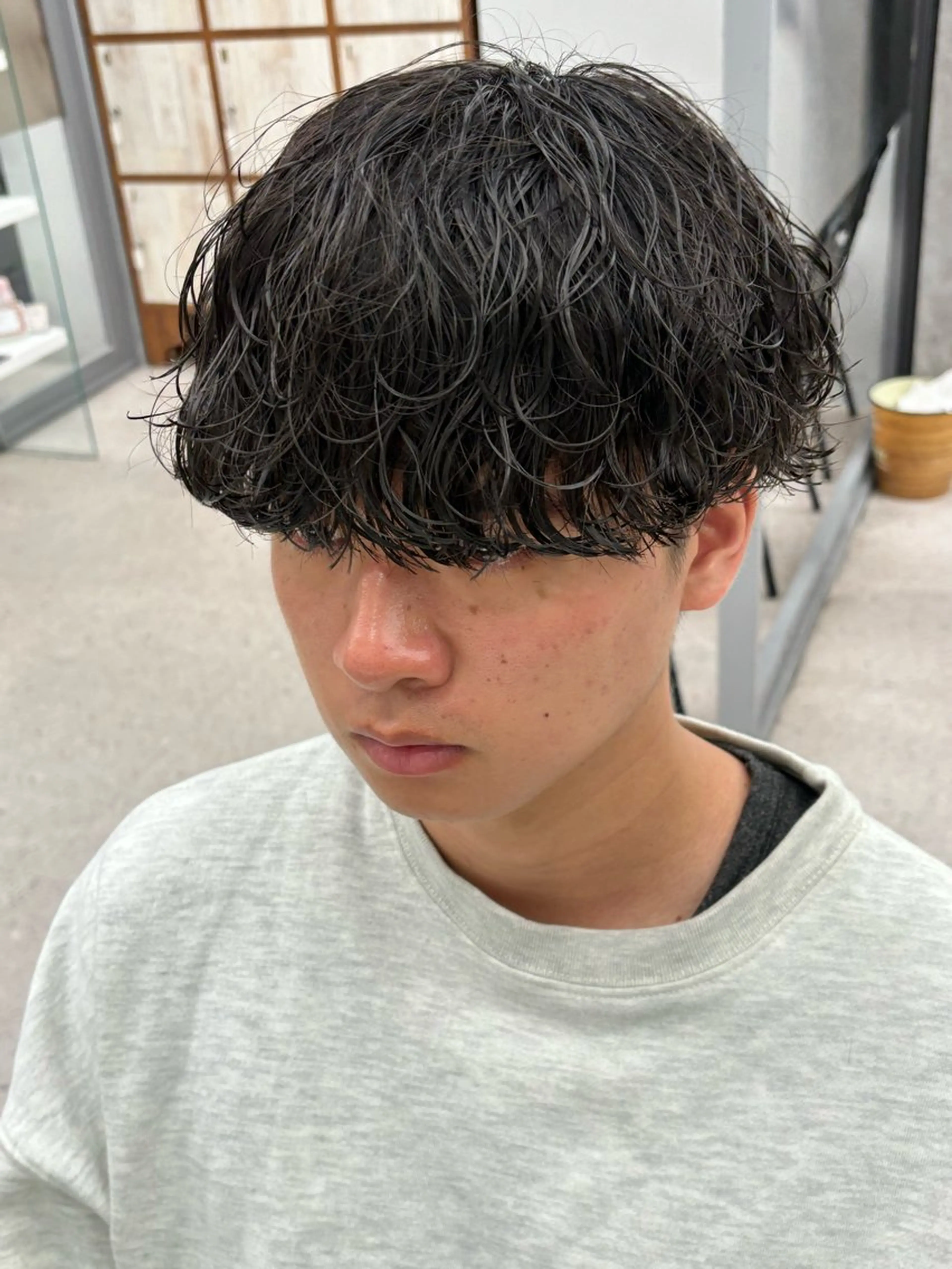 パーマ メンズ カット パーマ 🍐シャドウパーマ メンズ特化/守岡🍐のヘアスタイル