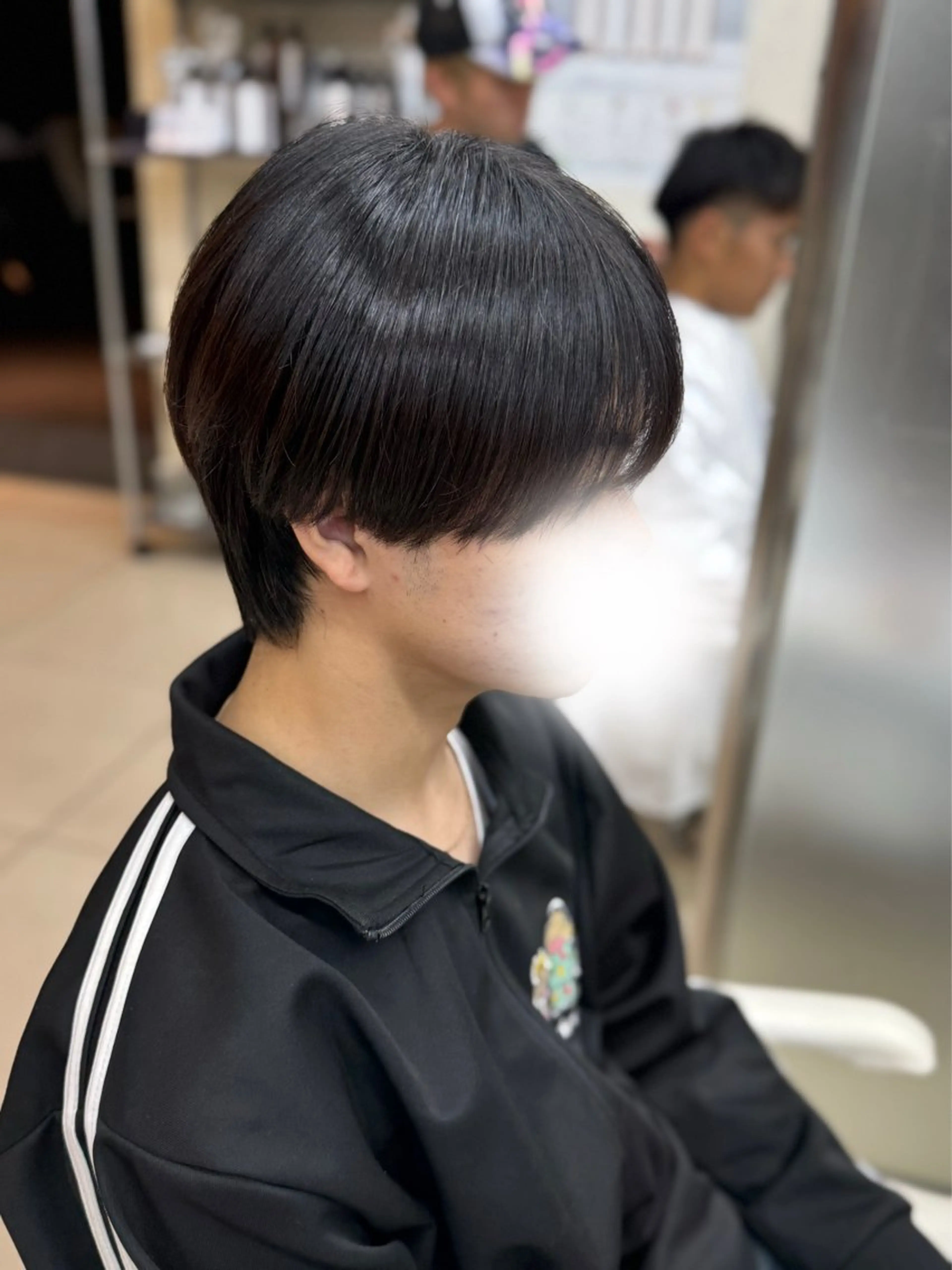 ショート メンズ メンズ韓国風 マッシュ シースルーマッシュ 刈り上げ 韓国風ヘア カット ✂︎レディース のメンズカット屋さんのヘアスタイル