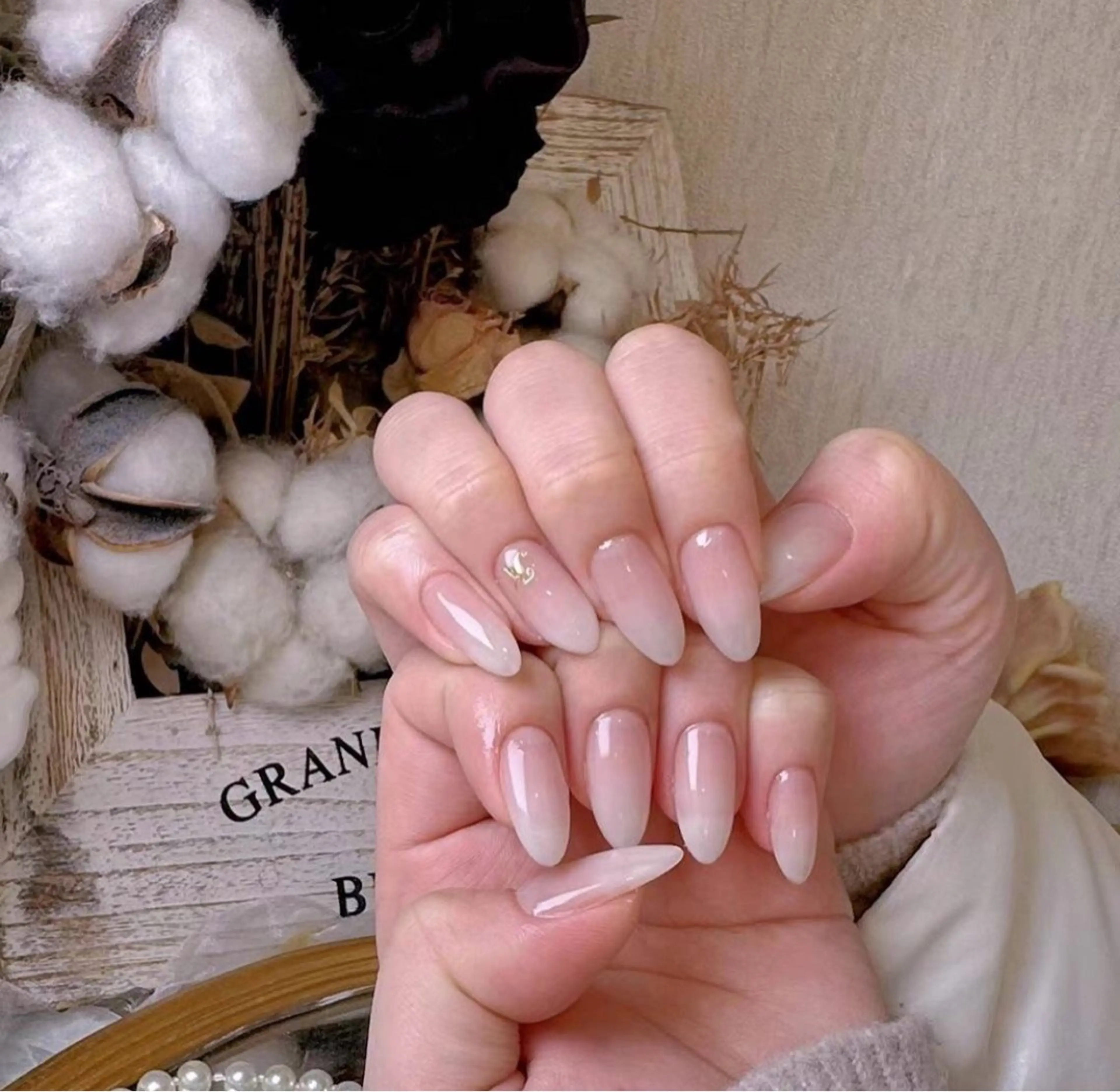 ネイル アートネイル フットネイル ジェルネイル ハート マグネットネイル babarla Nailのネイルデザイン