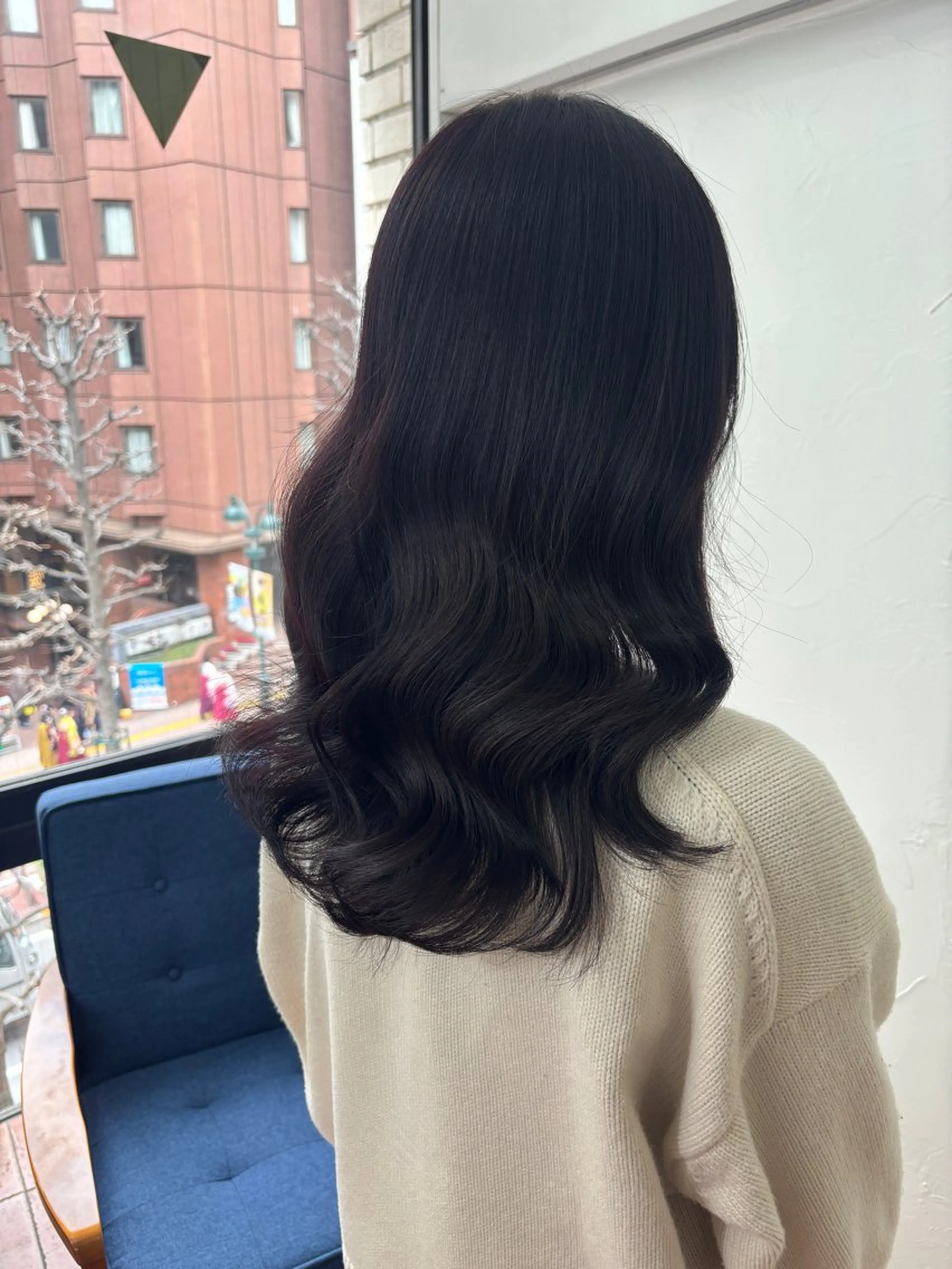 ミディアム カラー ヘアカラー ラベンダーカラー /巻き/WAKANAのヘアスタイル