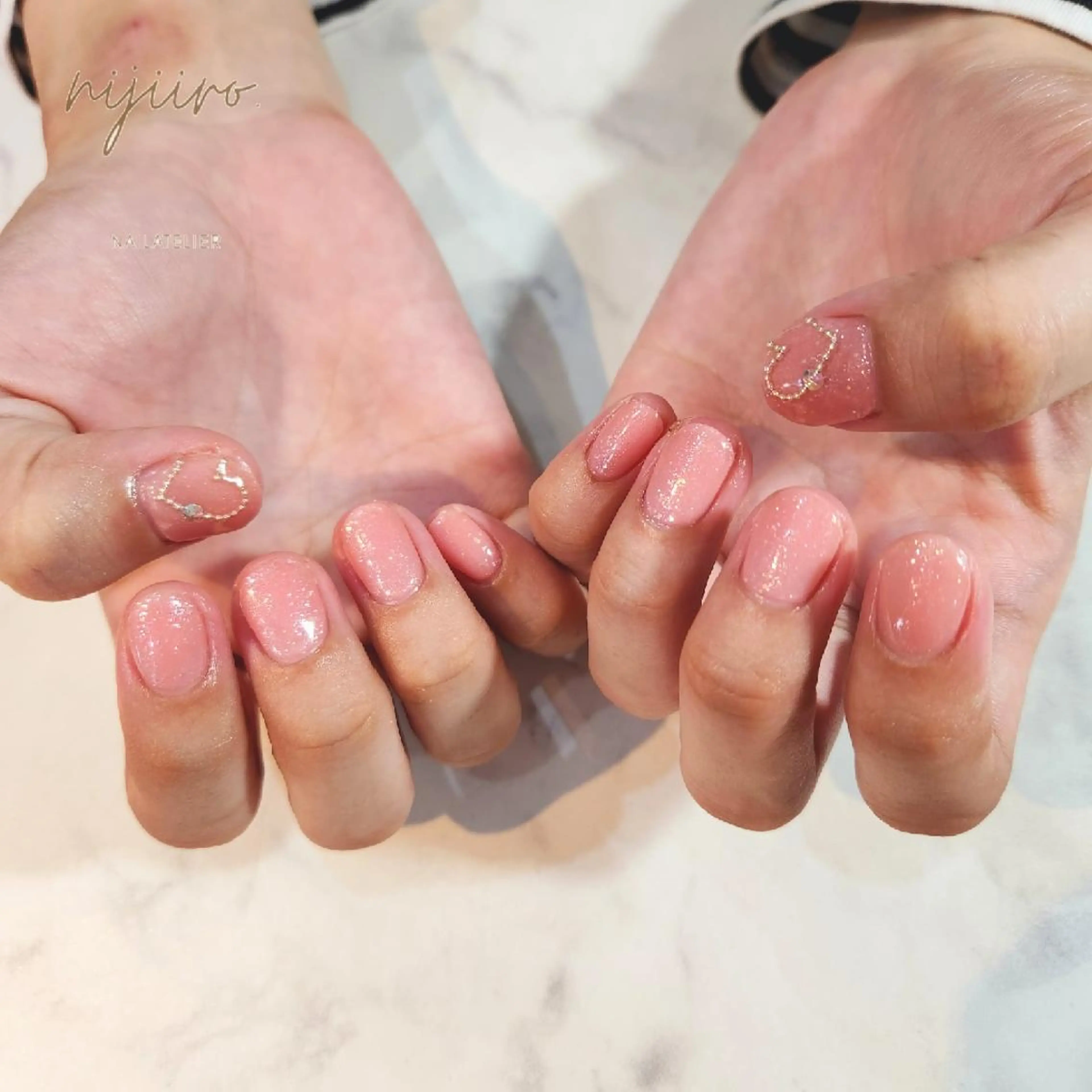 ネイル ハンドネイル nailatelier nijiiro.所属・nijiiro🌈 サトウのネイルデザイン