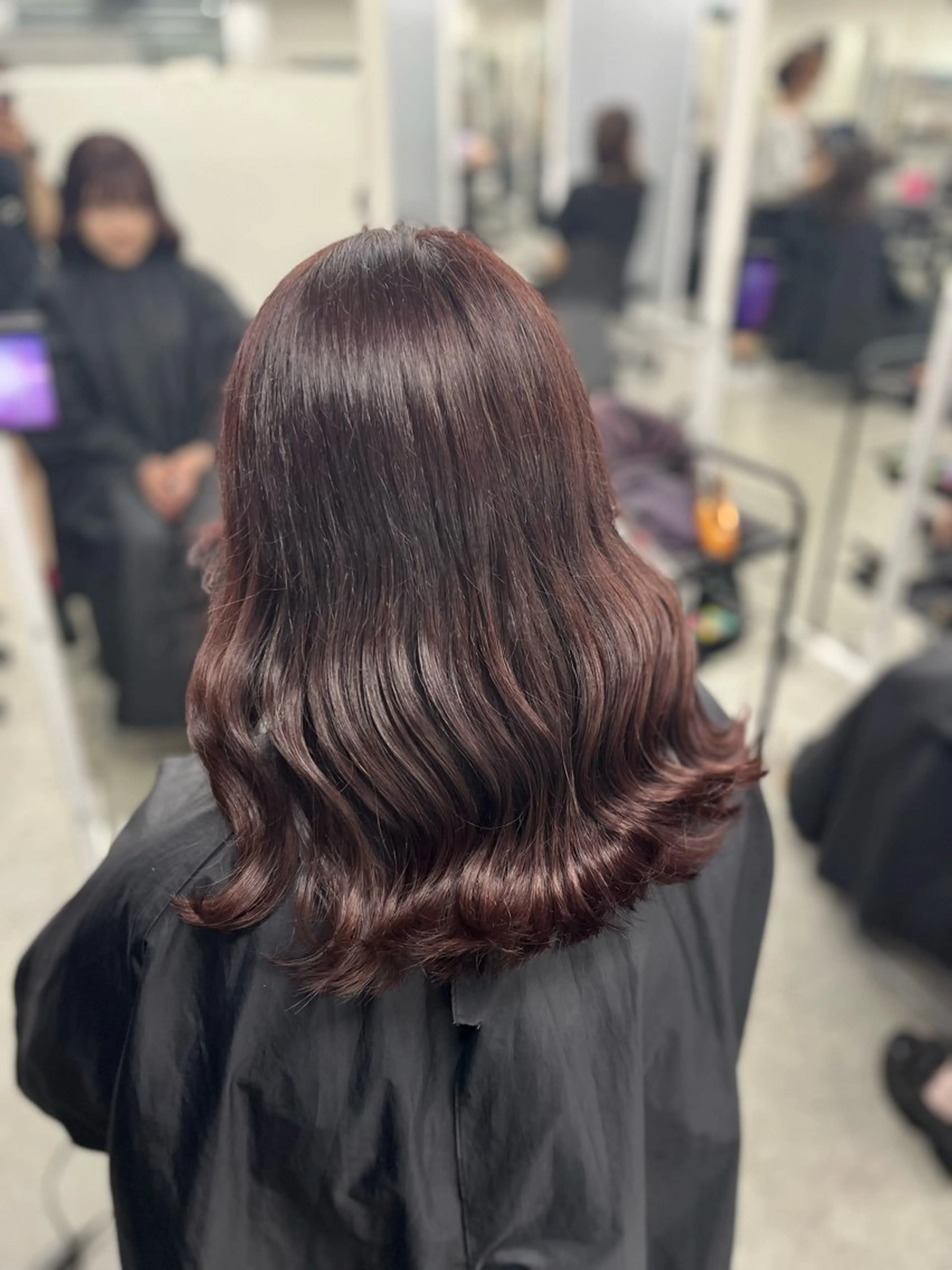 カラー ベージュ・ラベンダー カラー🎀りりのヘアスタイル