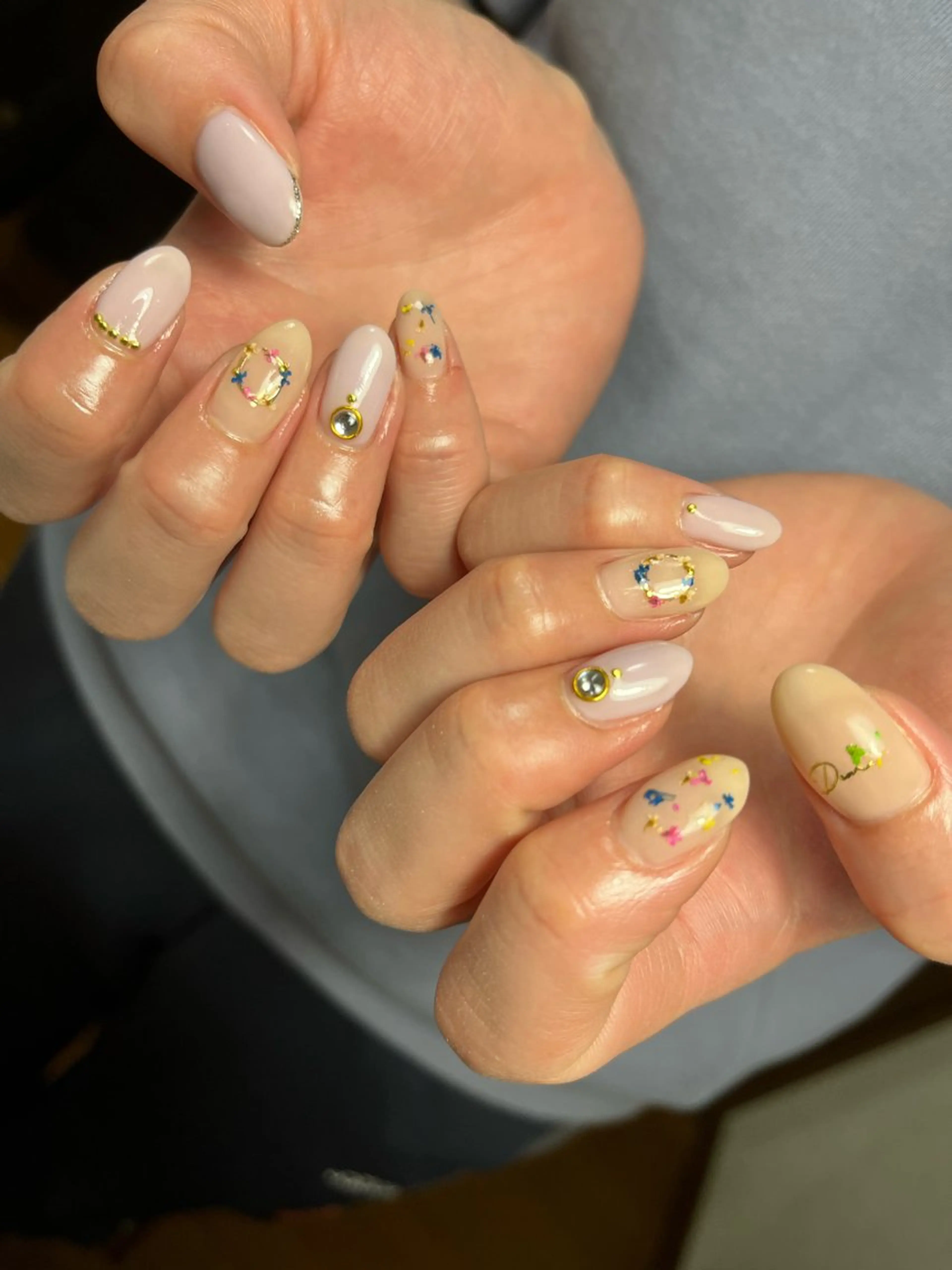 ネイル フラワーネイル 竹内 澪のネイルデザイン