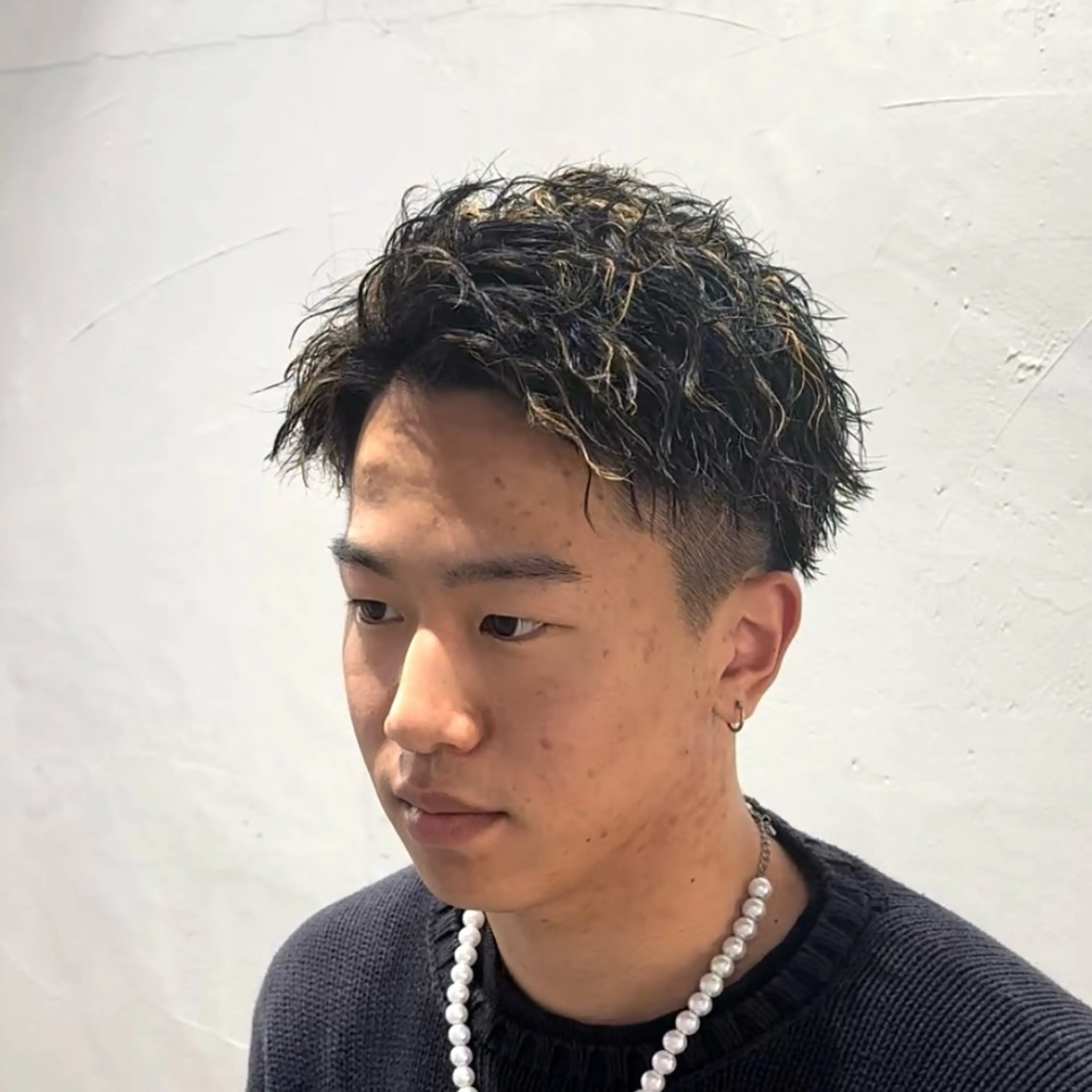 ショート パーマ メンズ カット ヘアカラー パーマ トリートメント メンズの悩み解決専門 柏パーマ職人/曽我尾のヘアスタイル