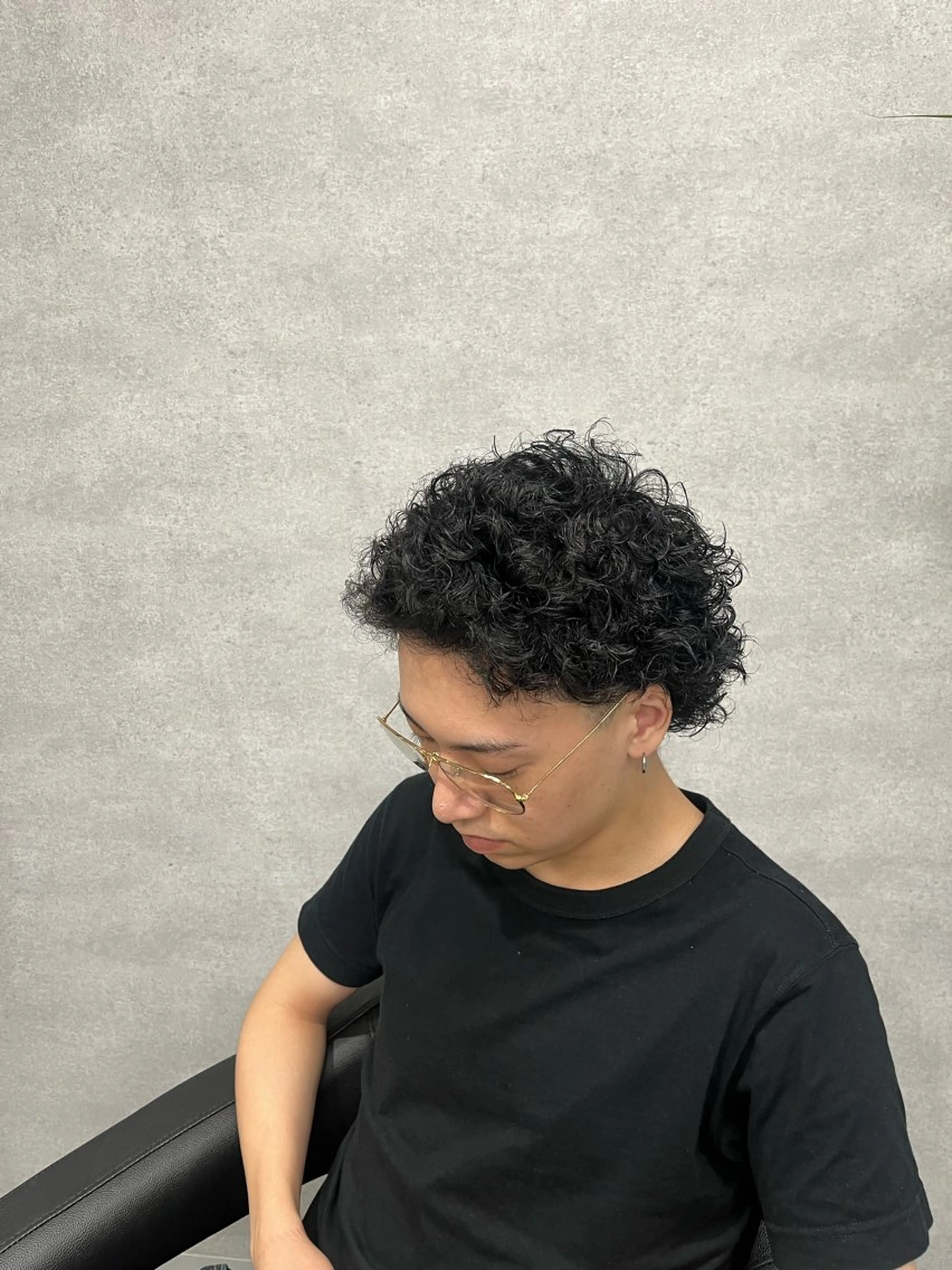 ショート カラー パーマ メンズ カット パーマ ヘアセット 🔥メンズ 特化🔥菊水皐暉🔥のヘアスタイル