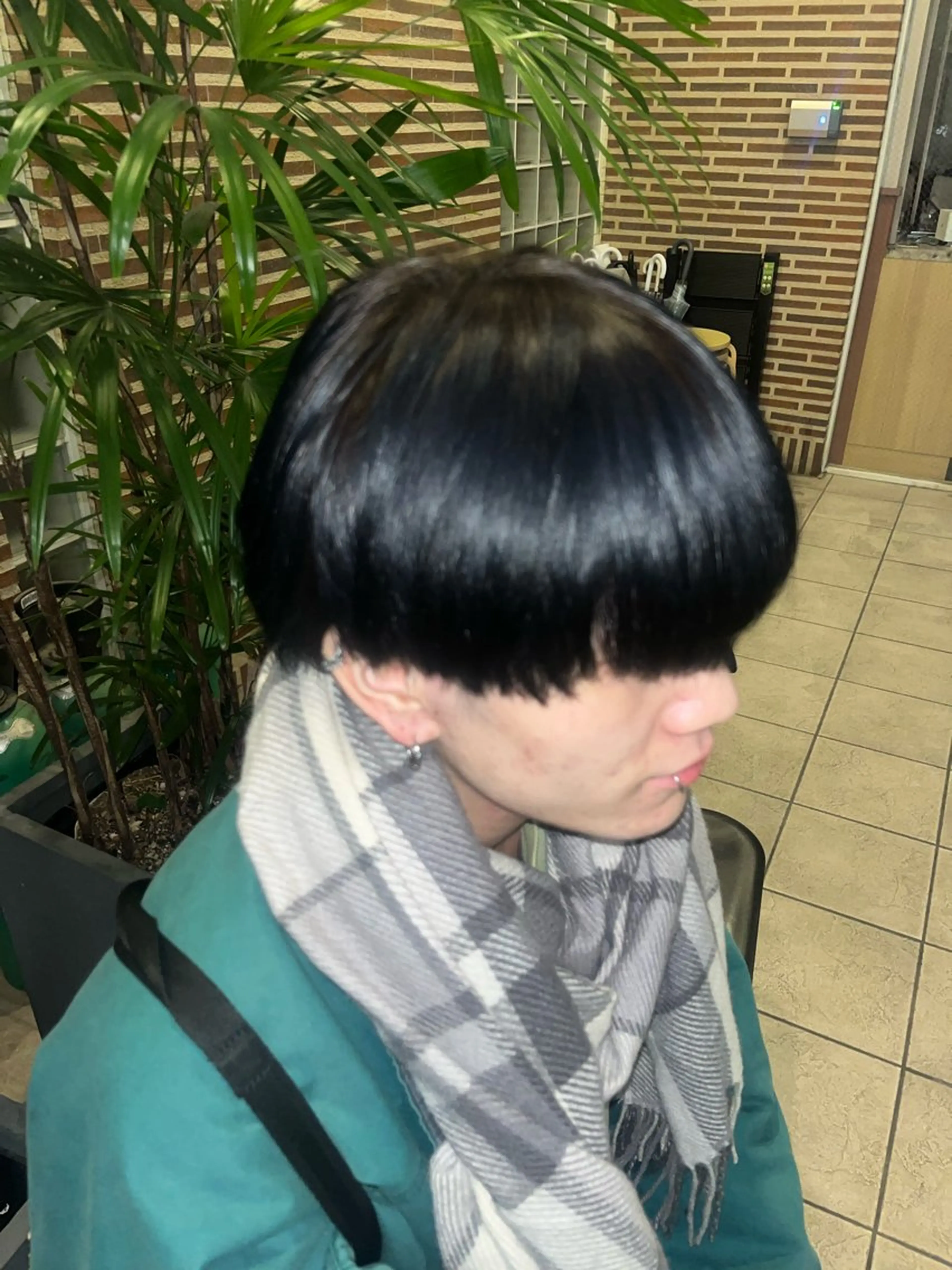 カラー メンズ 黒髪 ブルーカラー ブルーブラック ヘアカラー 🎀Daisy🎀 はやしれいのヘアスタイル