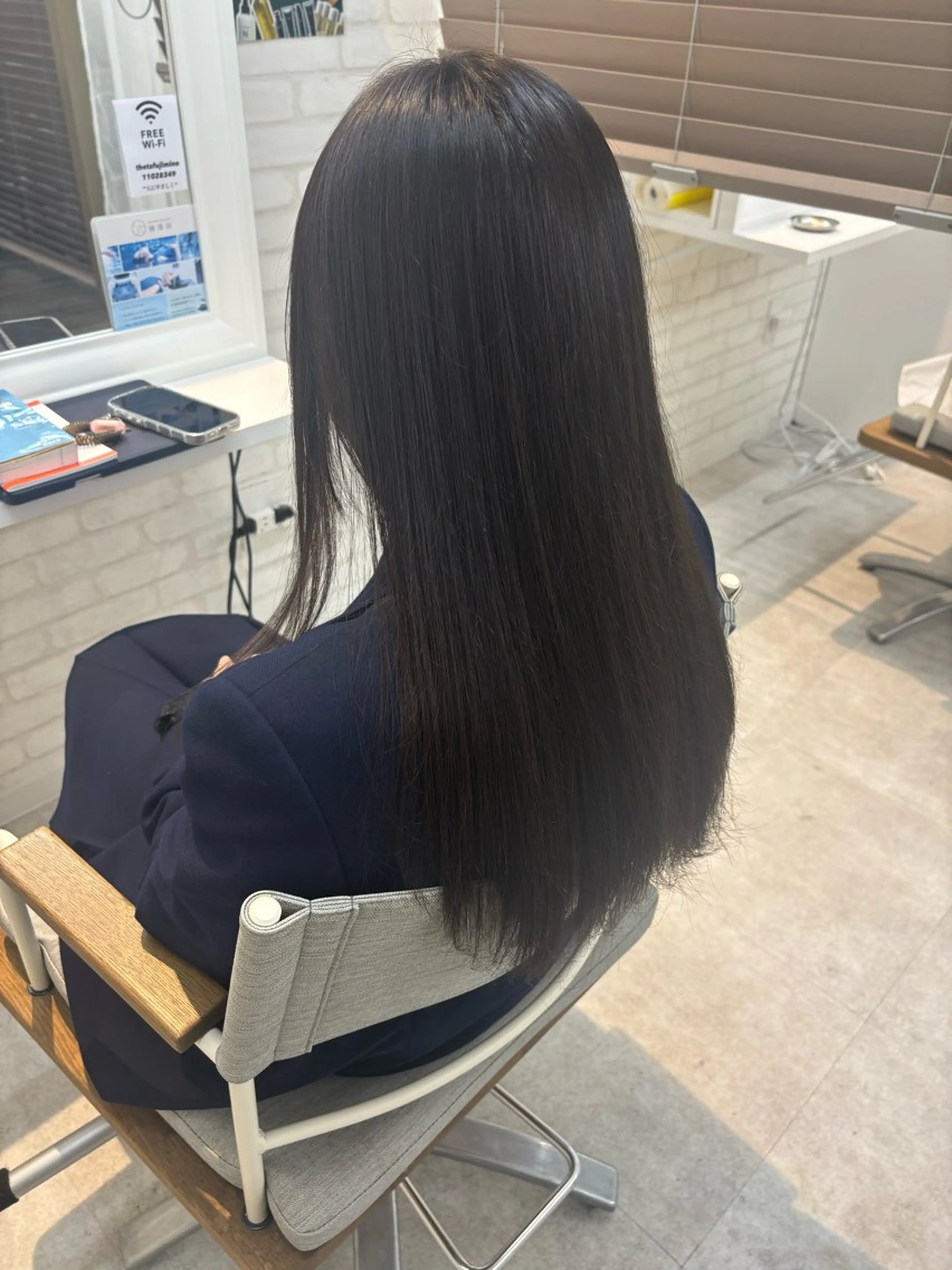 ロング 縮毛矯正 THETA ／tomoyaのヘアスタイル