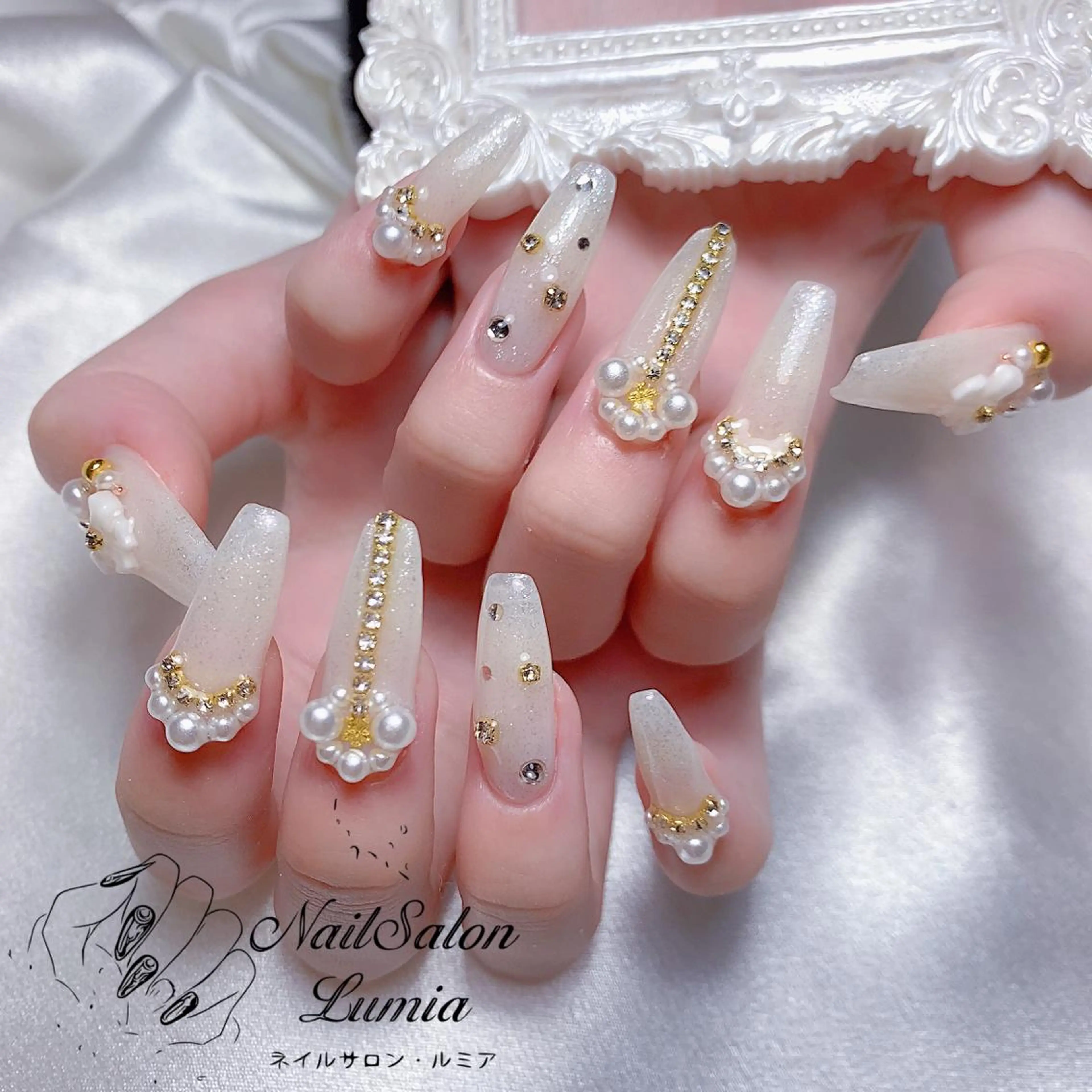 ネイル ハンドネイル ネイルサロン ルミア Lumia 店長のネイルデザイン