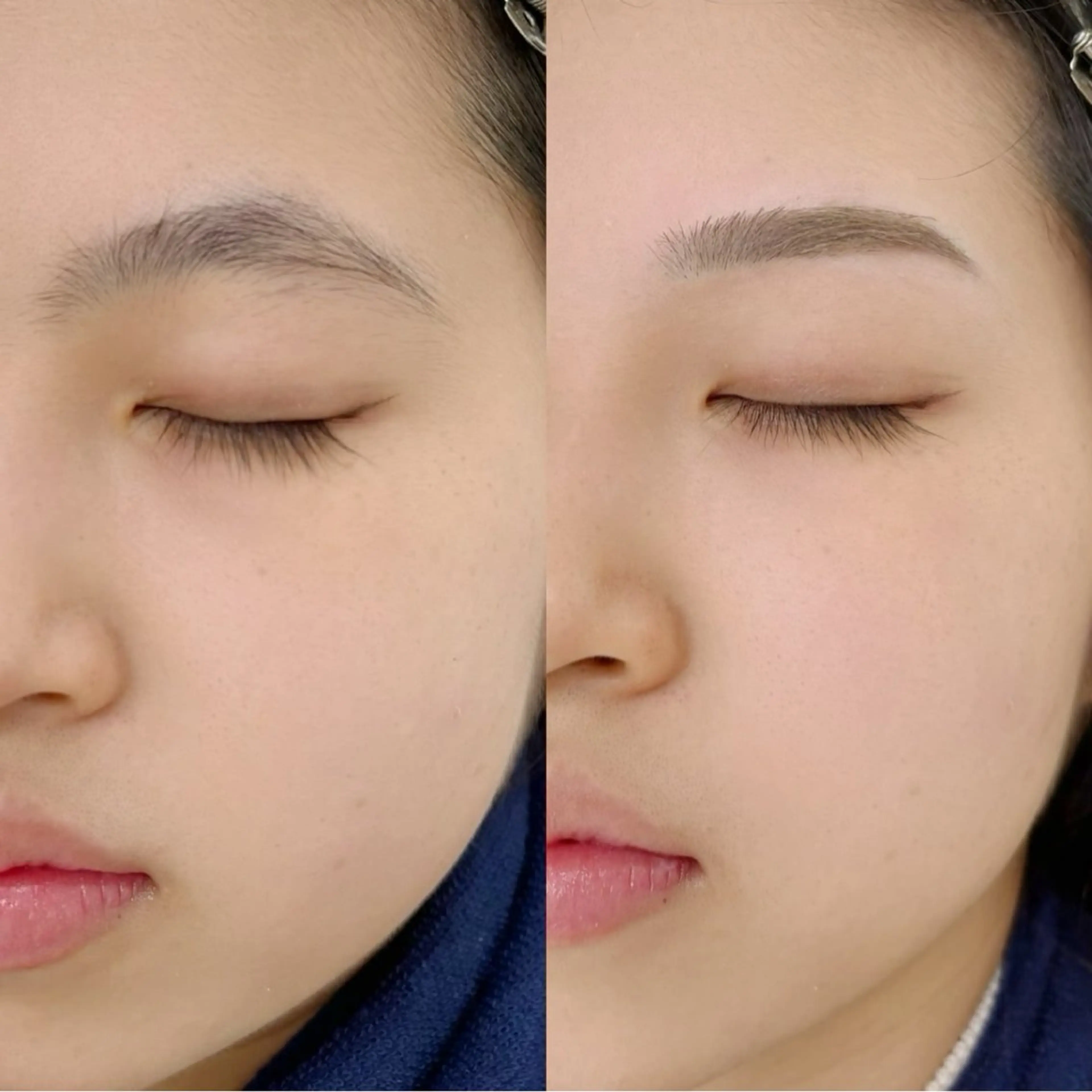 【毛量調整込】美眉スタイリング🌈（WAX+間引き+メイク）の写真