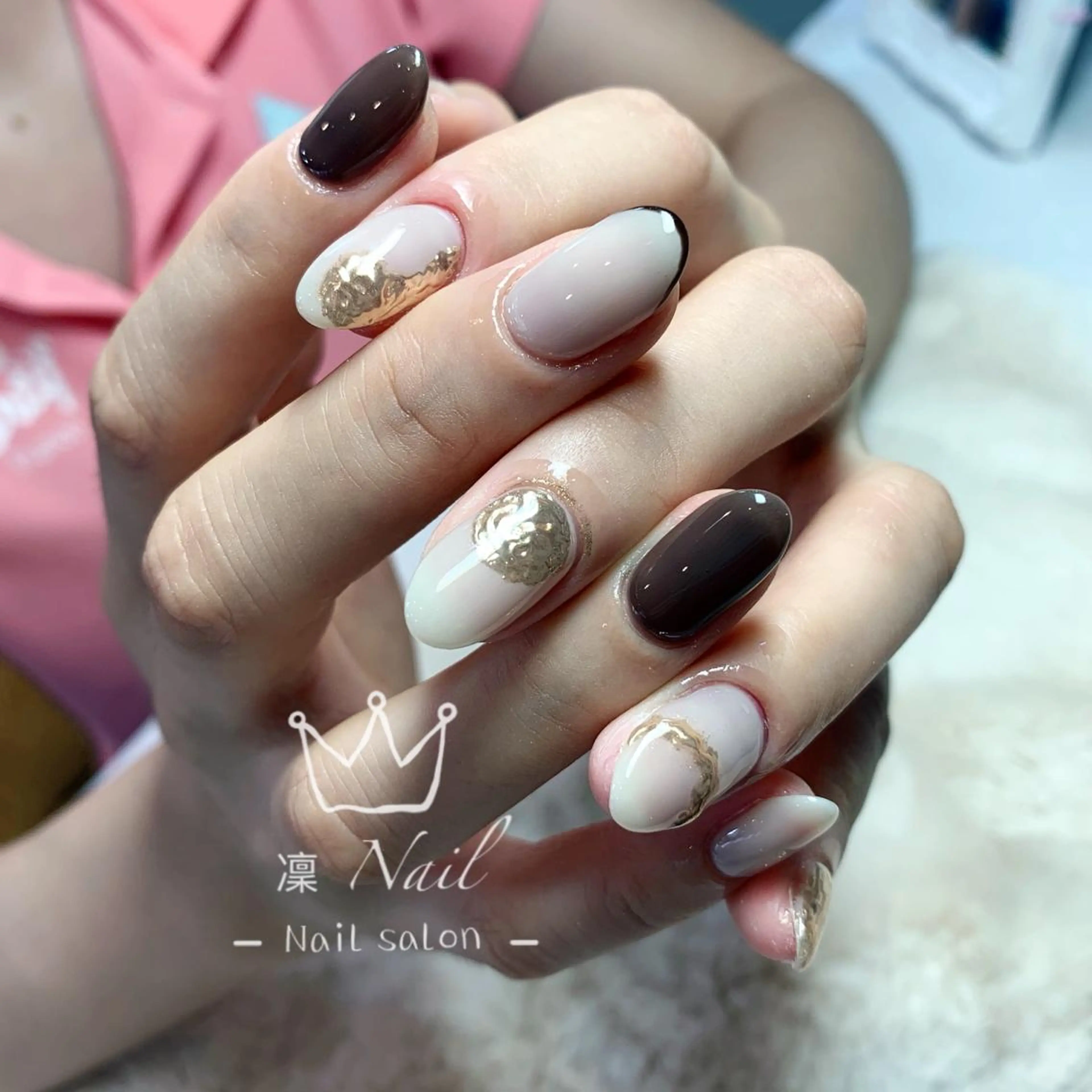 ショート カラー ネイル Le’a NailSalonのネイルデザイン