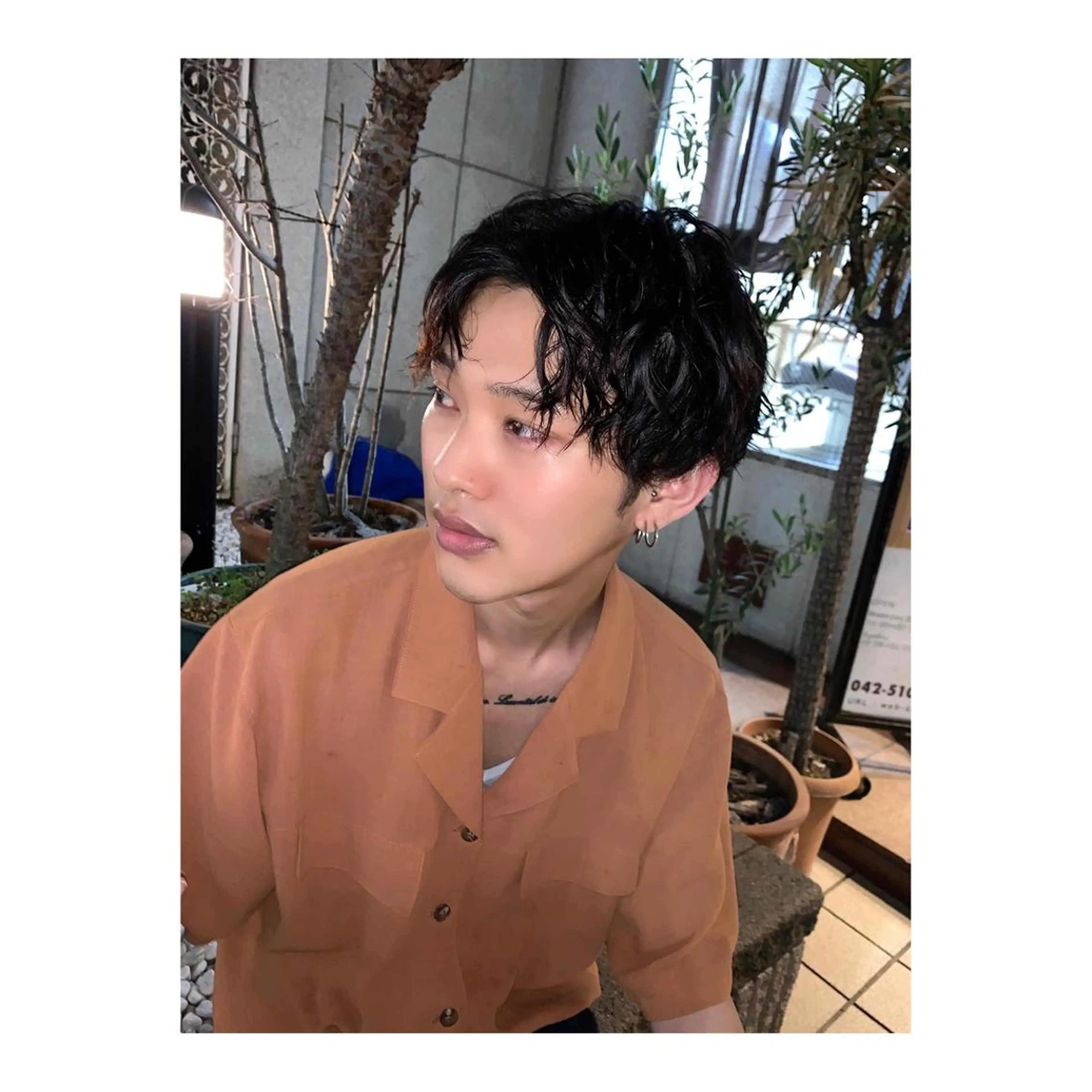 ショート パーマ メンズ ange☞ soutaのヘアスタイル