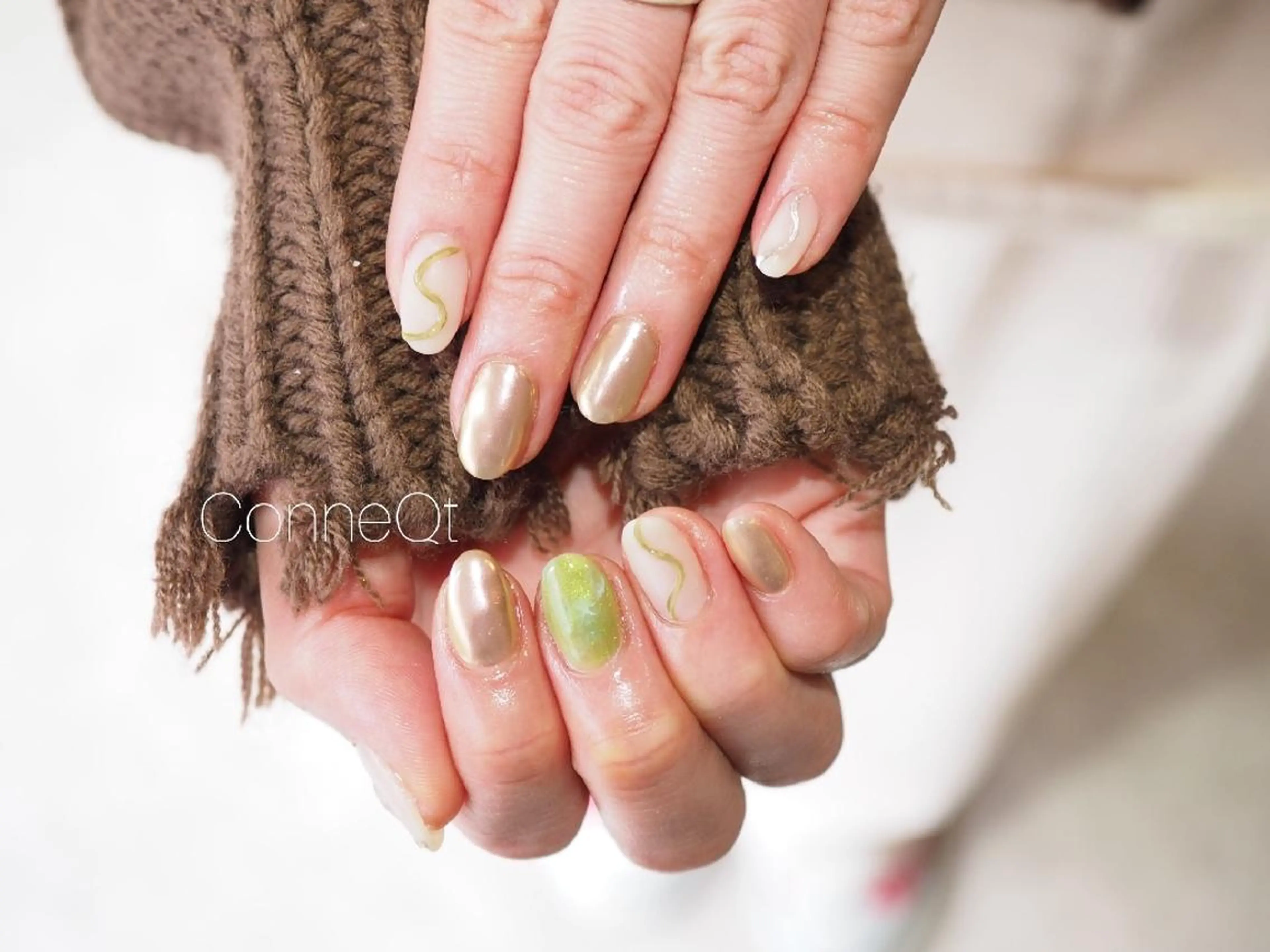 ネイル ハンドネイル ハンドケア ConneQt所属・ETHOSENSE. kimikaのネイルデザイン