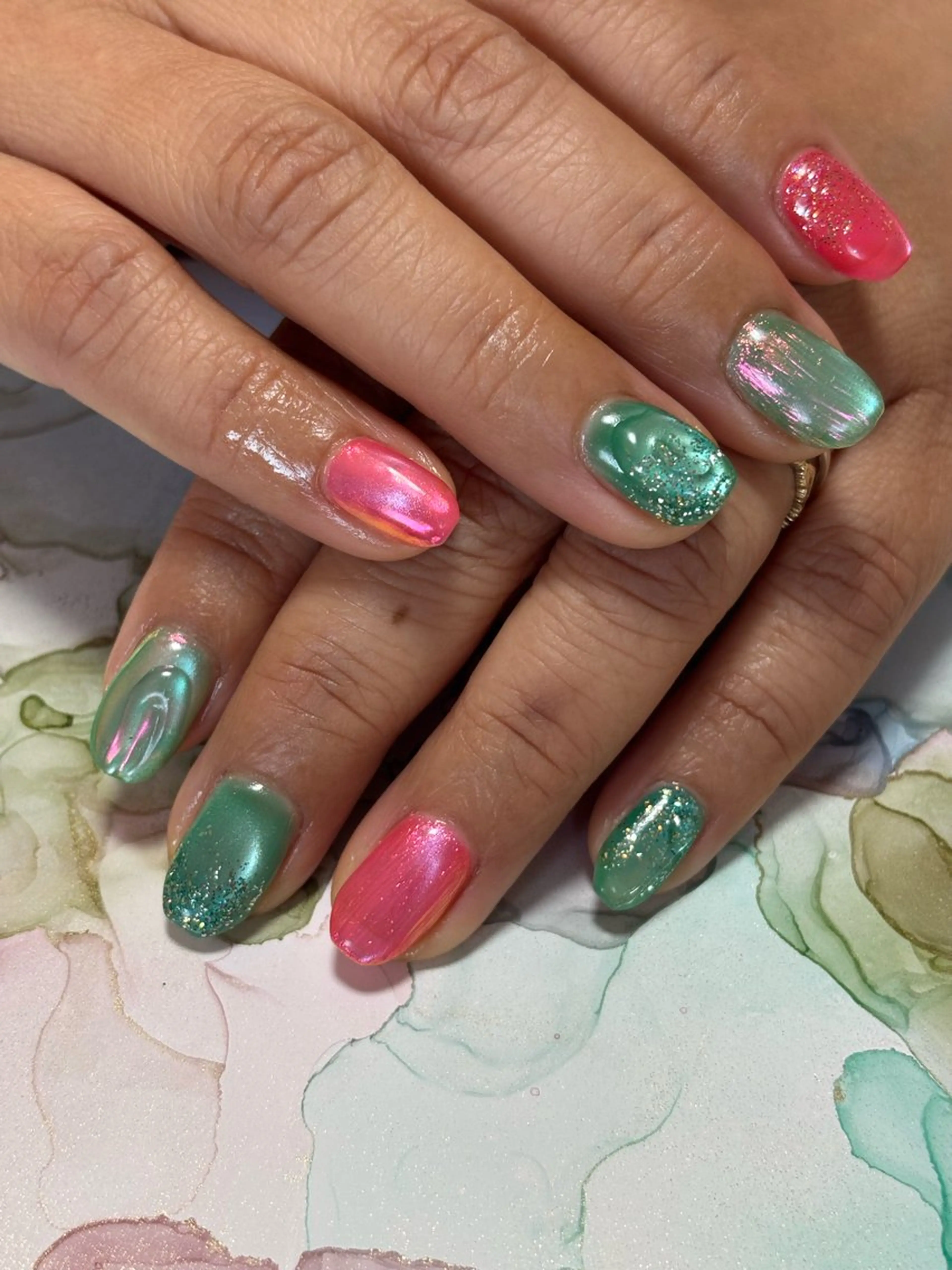 ネイル ハンドネイル 茂野 恵のネイルデザイン