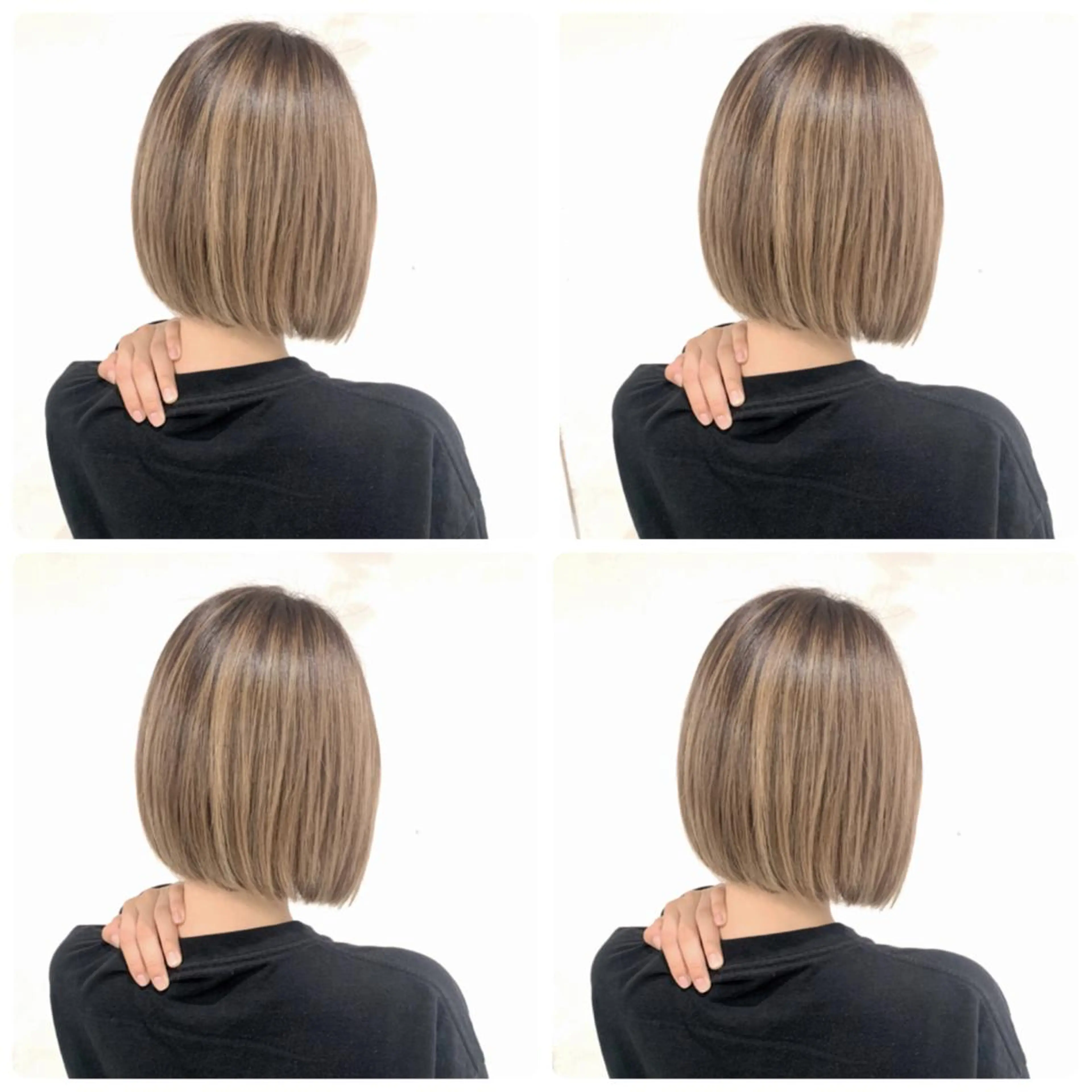 ミディアム カラー カット ヘアカラー 京都大人女性ショート 徒歩1分/秋山のヘアスタイル