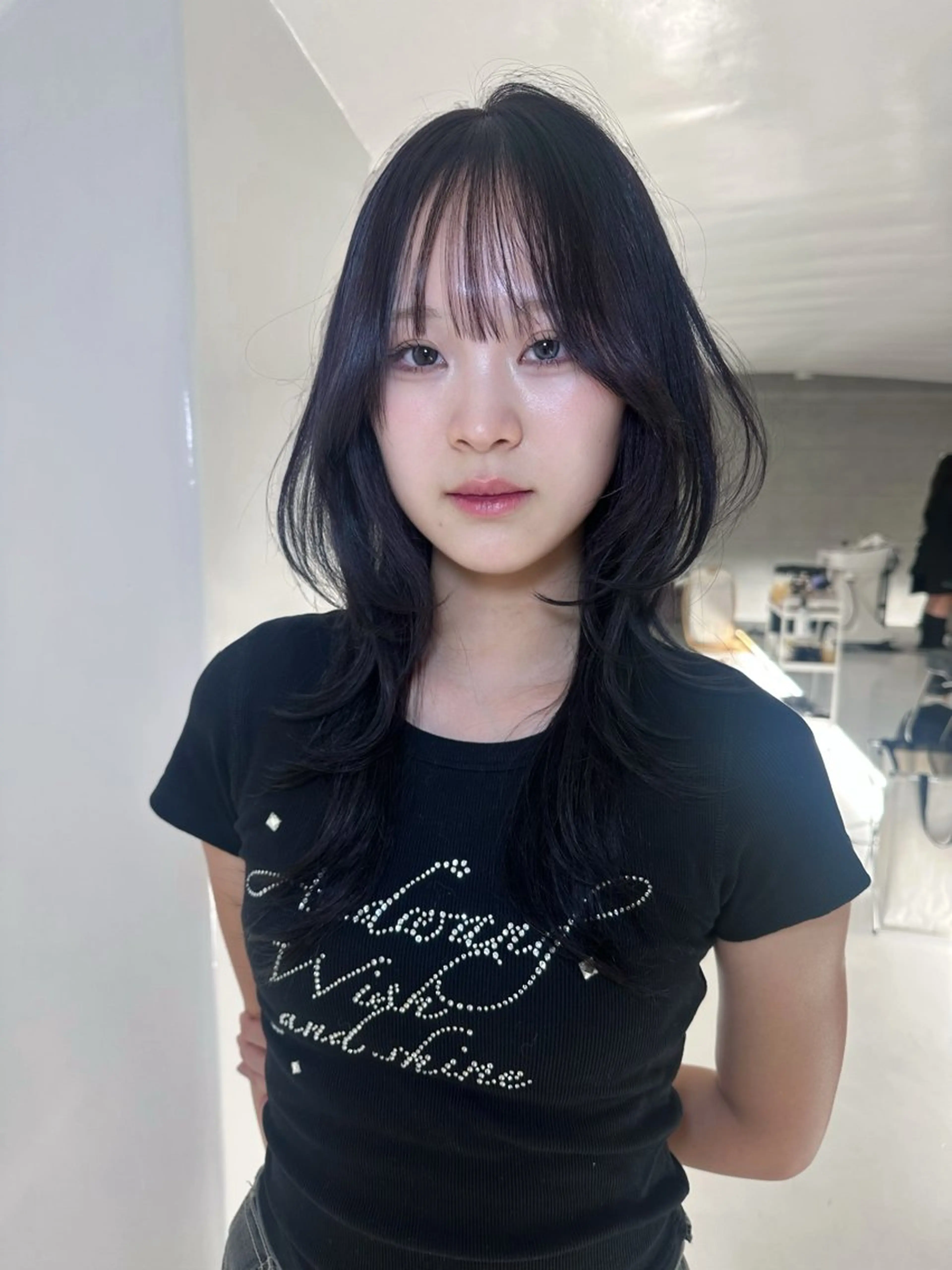 カラー カット ヘアカラー トリートメント RiA/レイヤーカッ ト/ハッシュカットのヘアスタイル