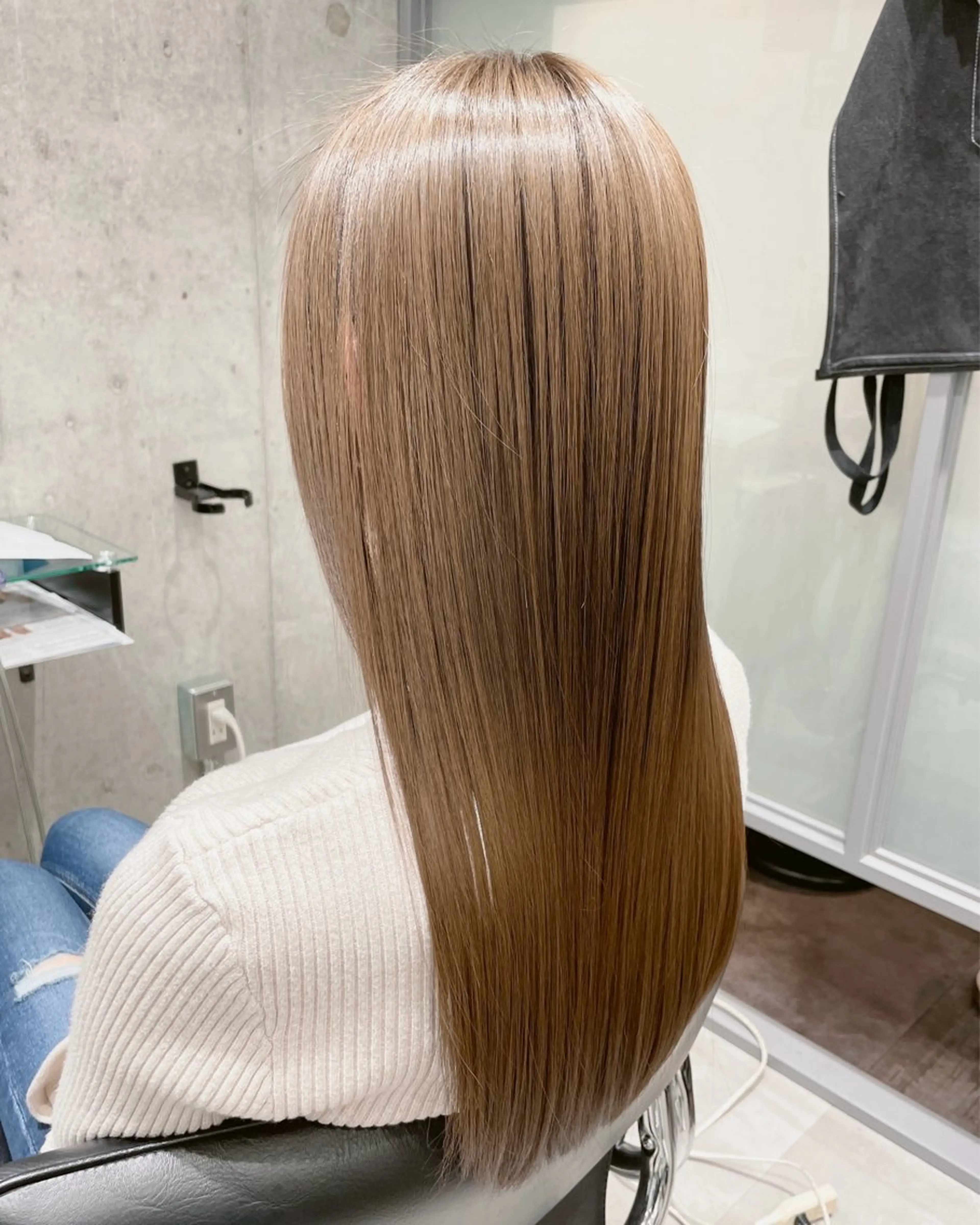 ロング カラー 髪質改善 トリートメント 縮毛矯正 トリートメント ドライ カット✂️髪質改善のヘアスタイル